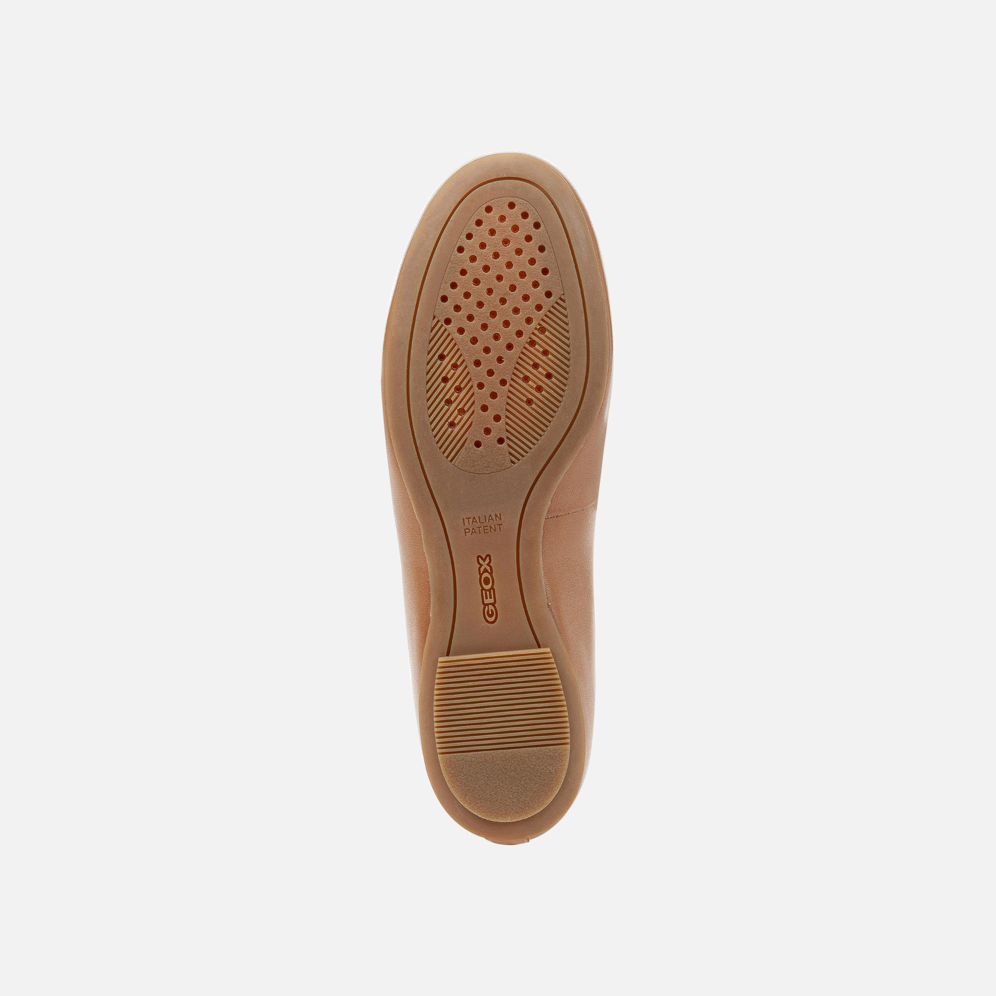 Brown women&#039;s ballet flats Geox Palmaria - Women&#039;s