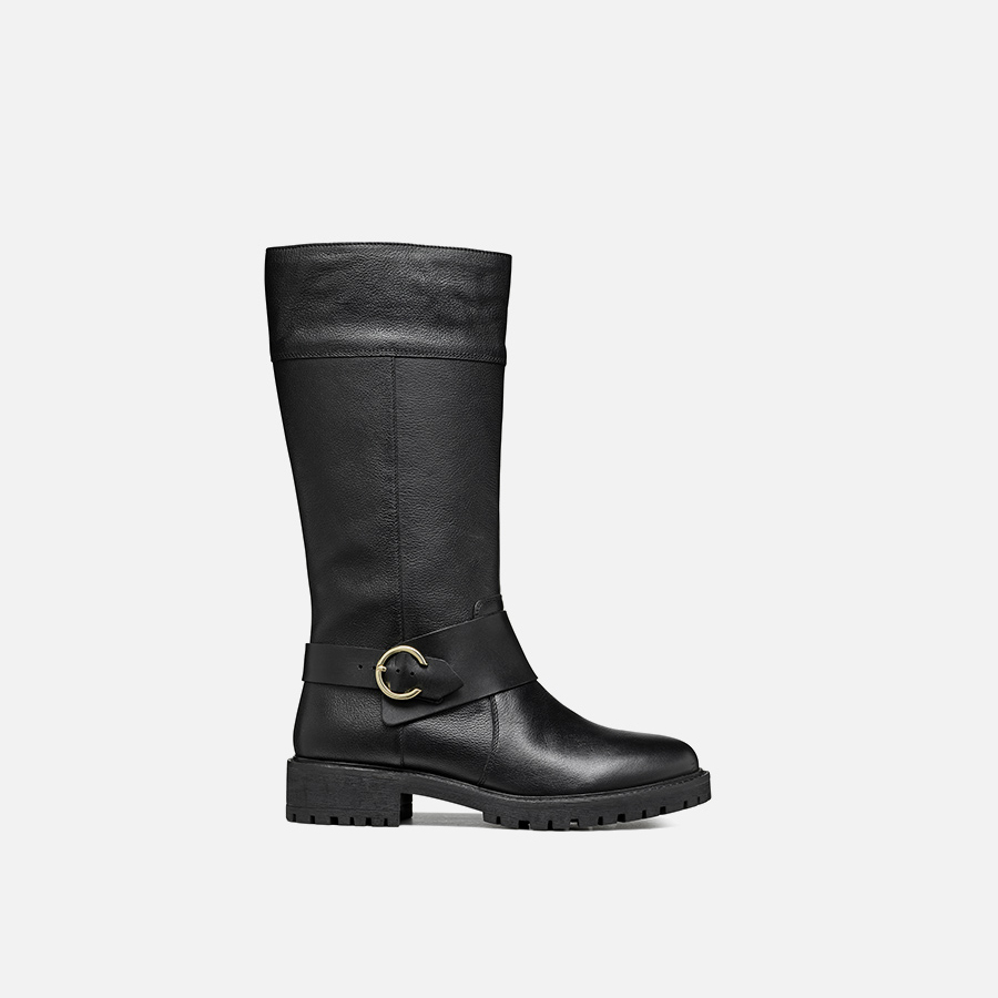 Black women&#039;s boots Geox Hoara - Women&#039;s