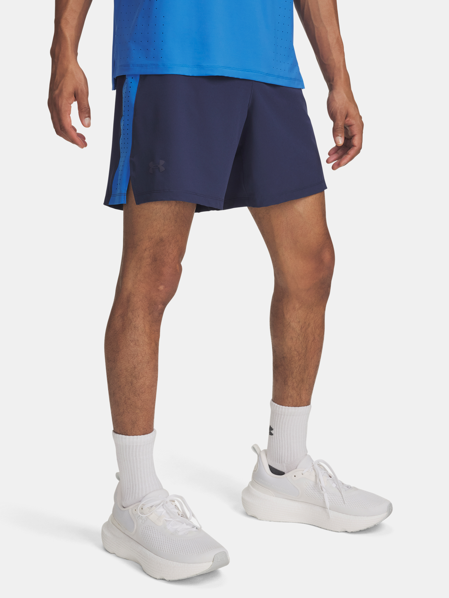 Mens shorts Under Armour UA LAUNCH PRO 7 SHORTS-BLU - Men