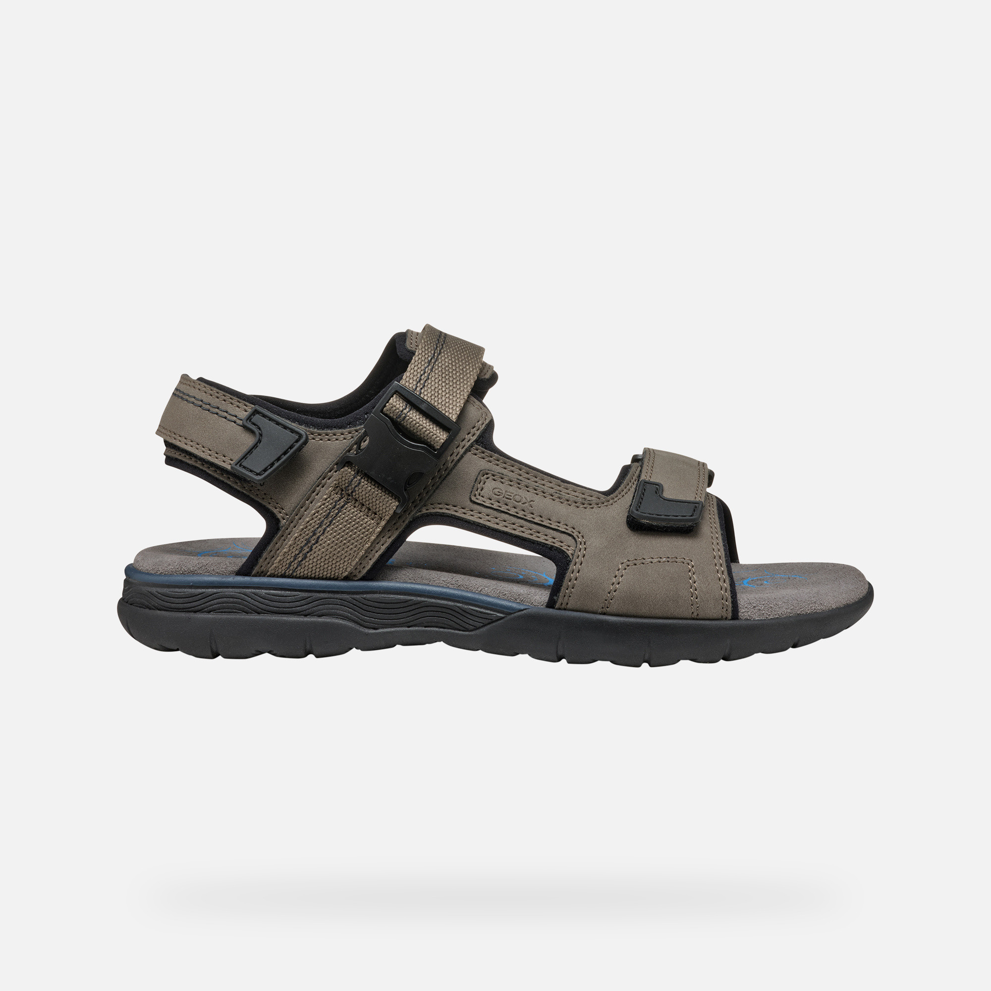 Men's light grey sandals Geox Spherica EC5 - Men