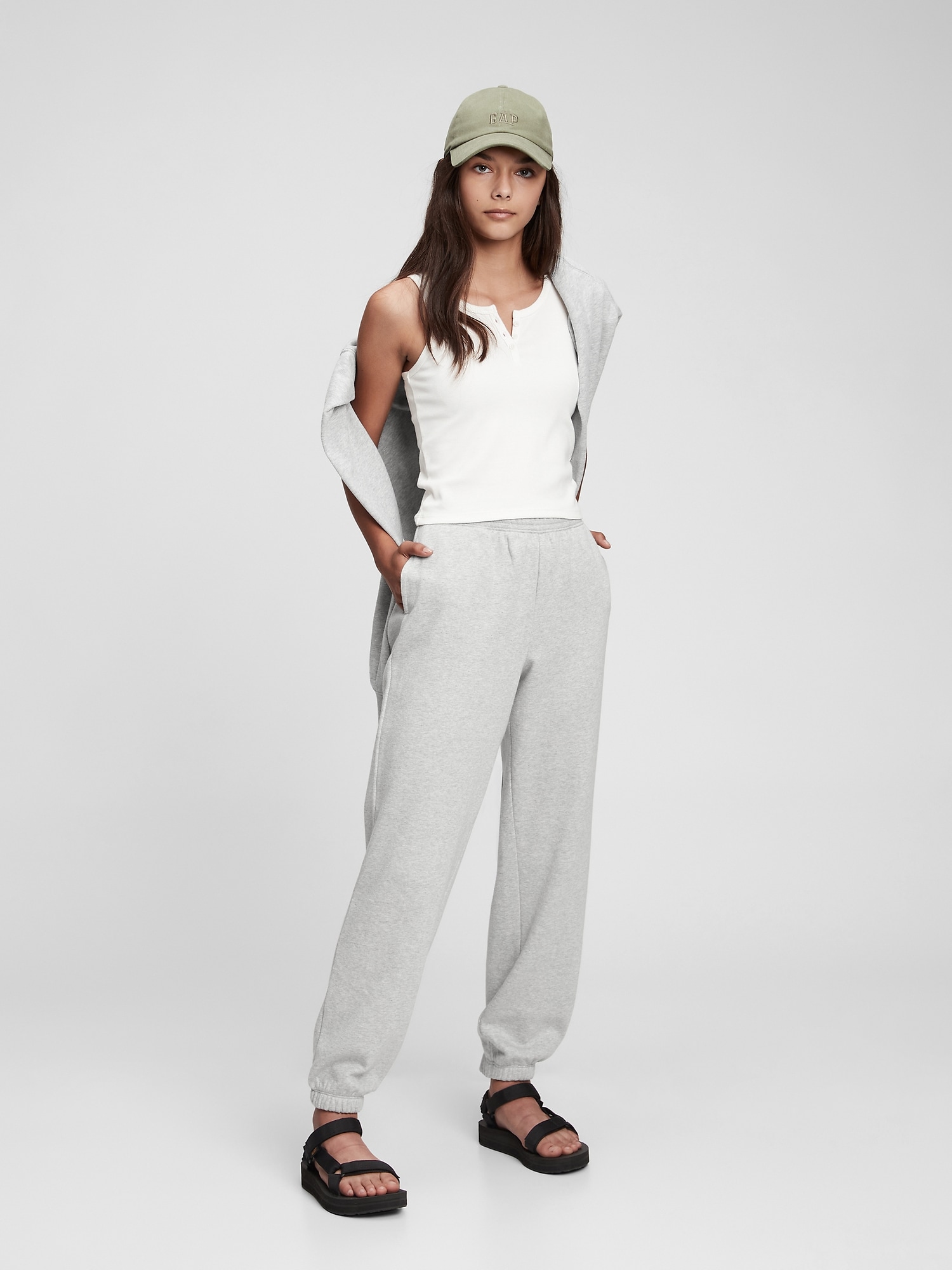 GAP Teen Sweatpants Fleece Jogger - Girls