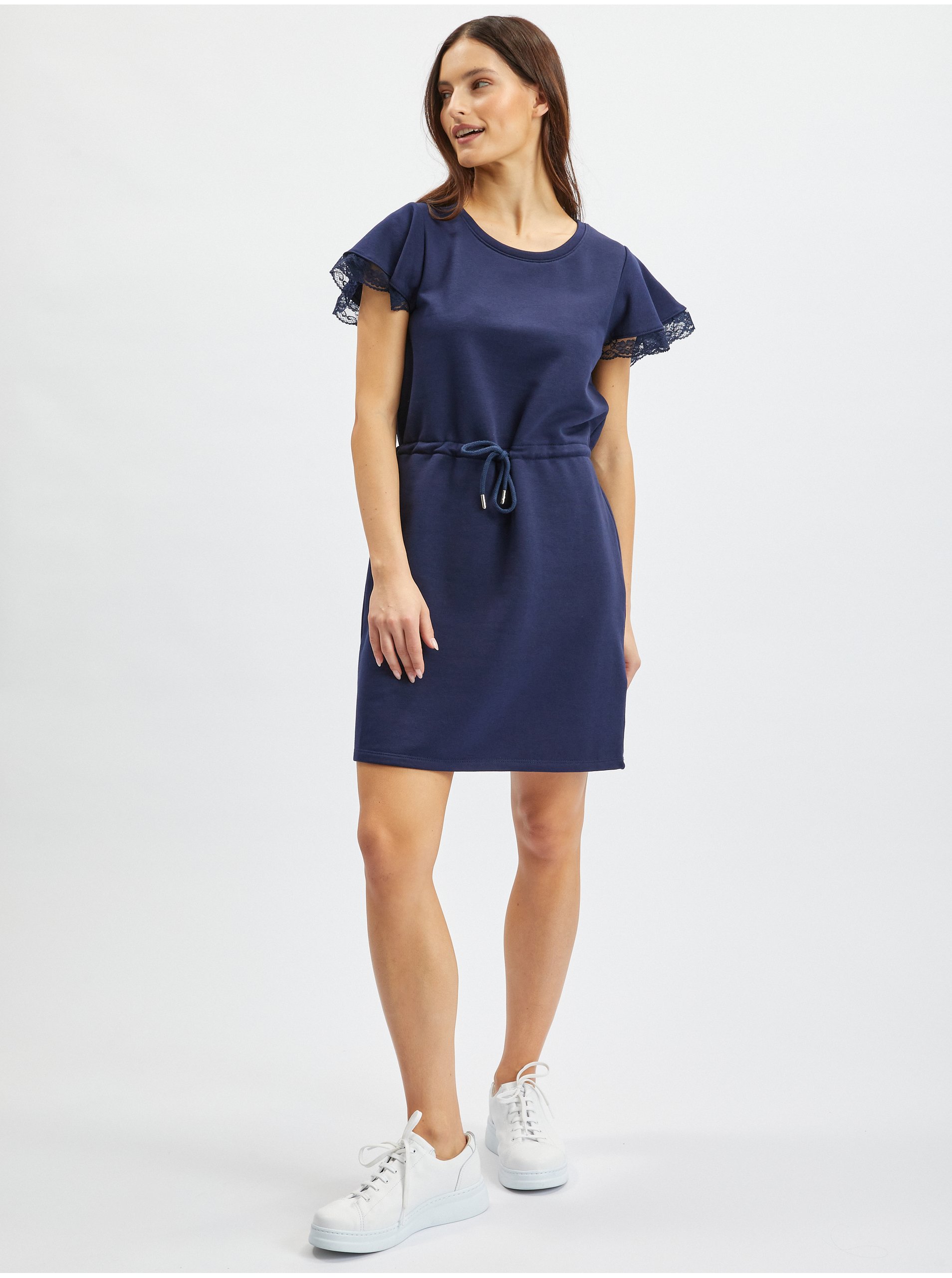 Rochii tip hanorac sau pulover pentru femei ORSAY - albastru inchis