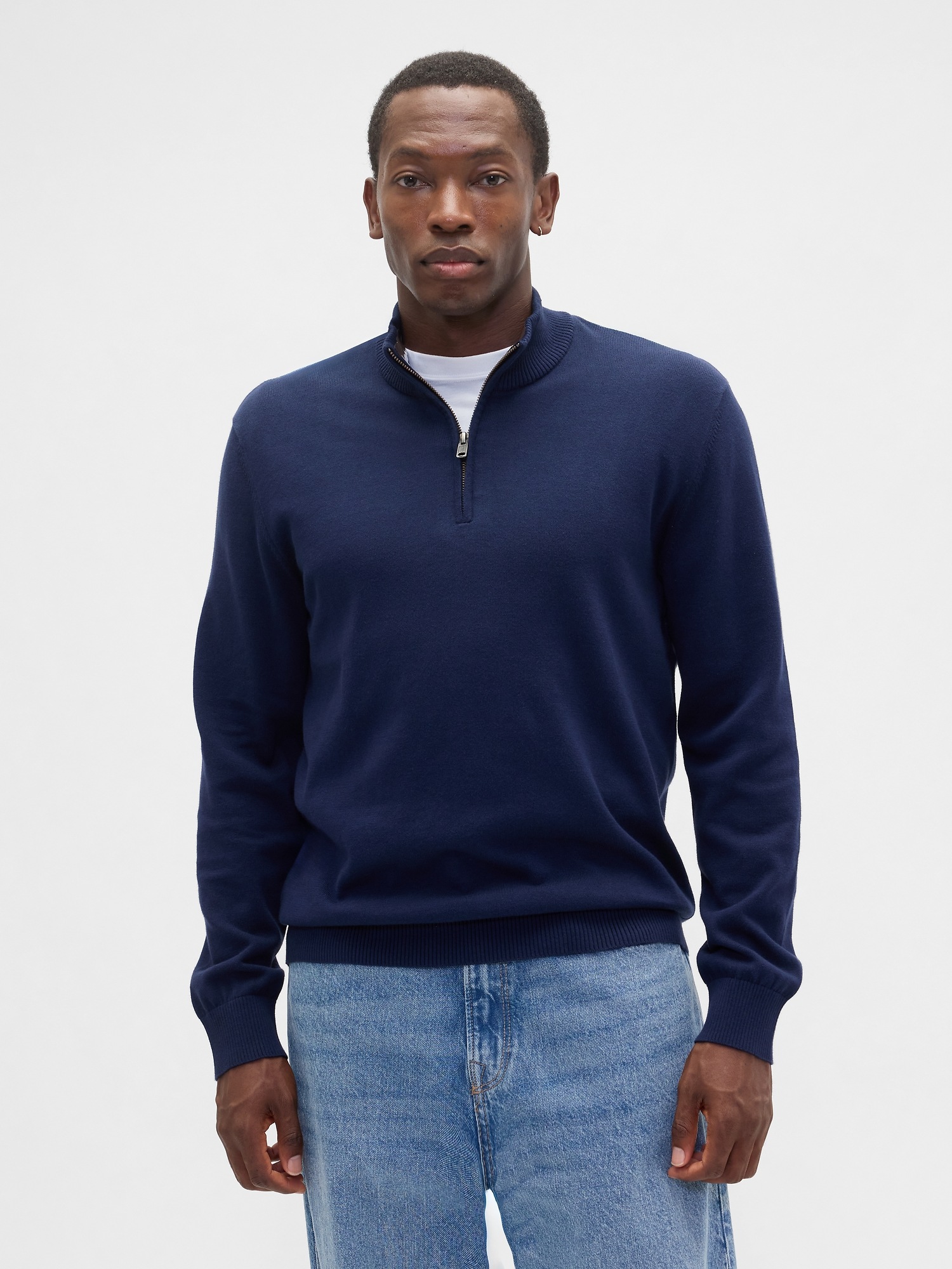 GAP Zippered Neckline Sweater - Mens