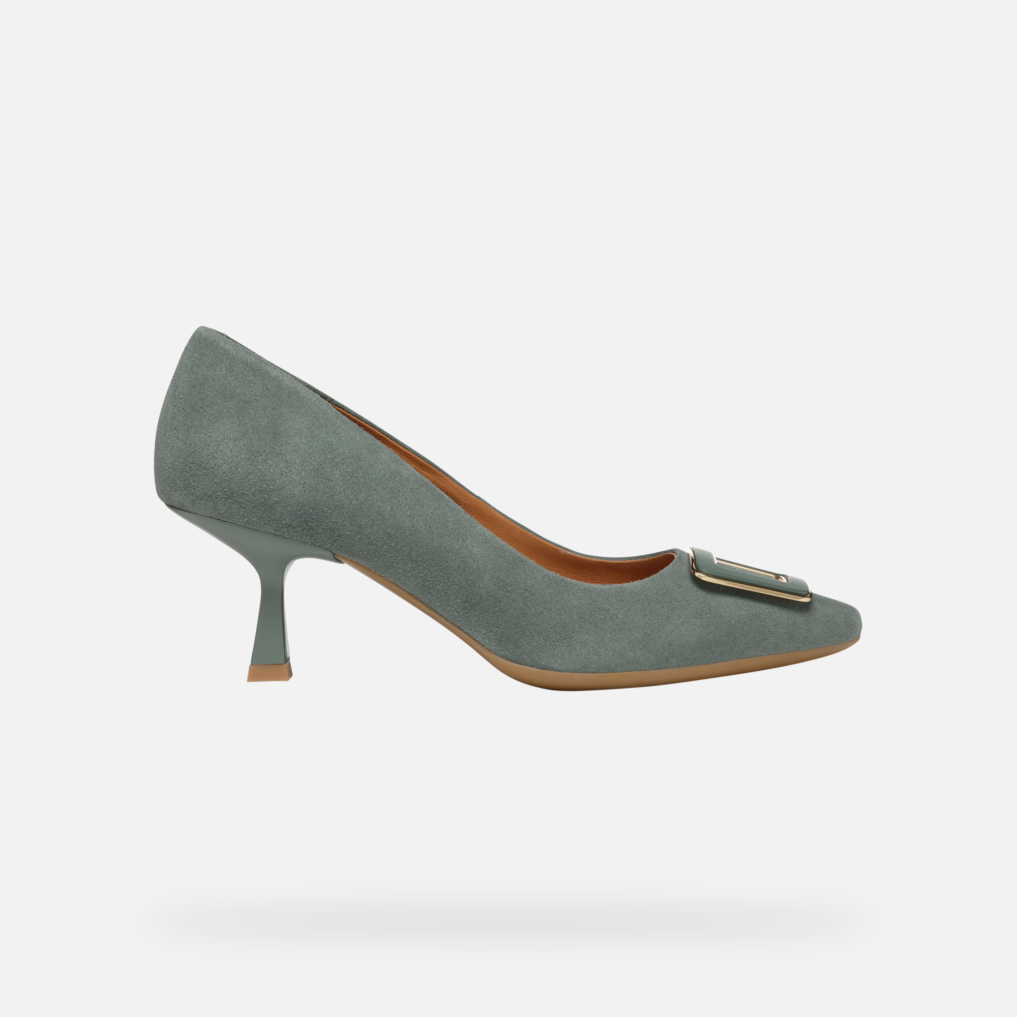 Light green women's pumps Geox Giselda - Women's