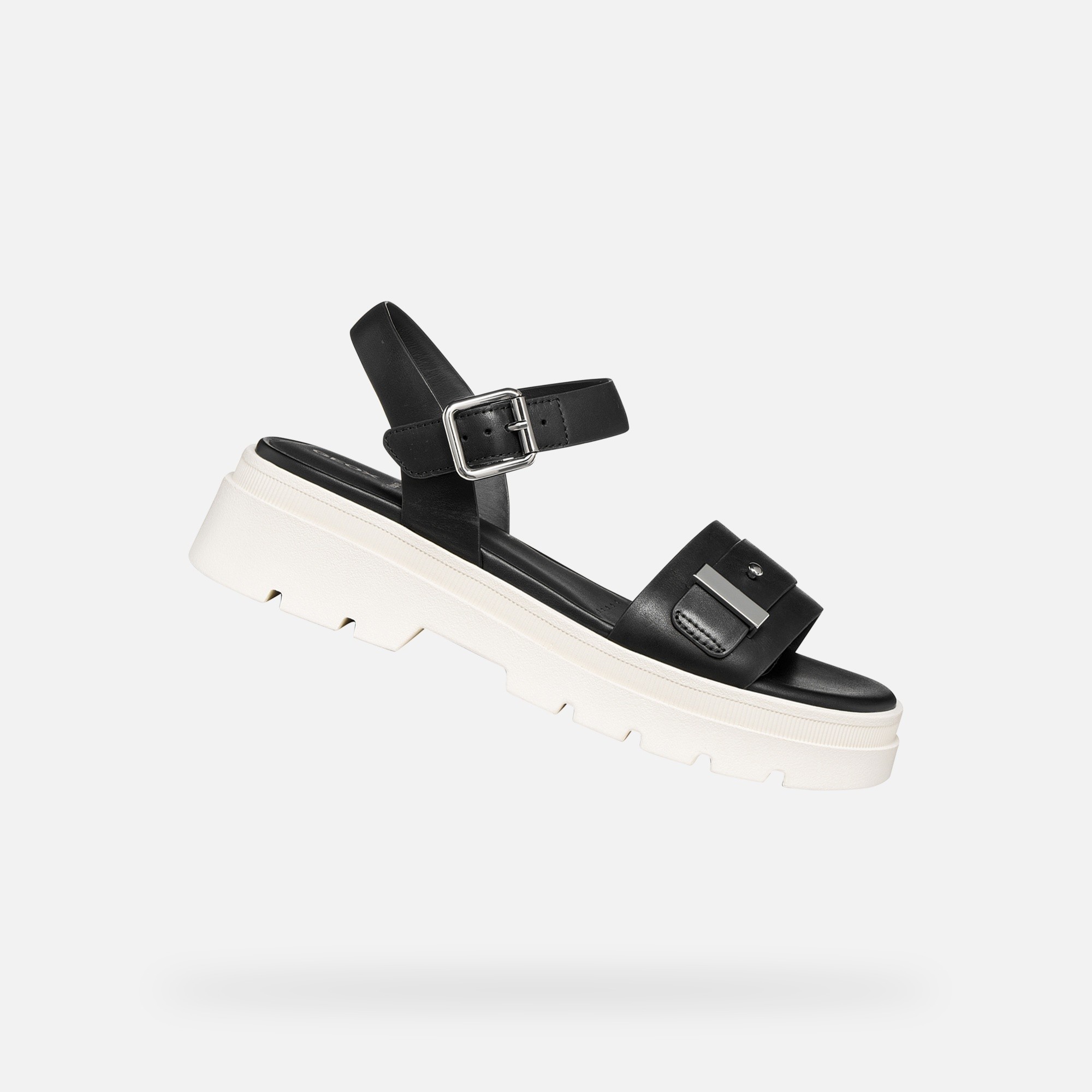 Черни дамски сандали Geox Adacter SB