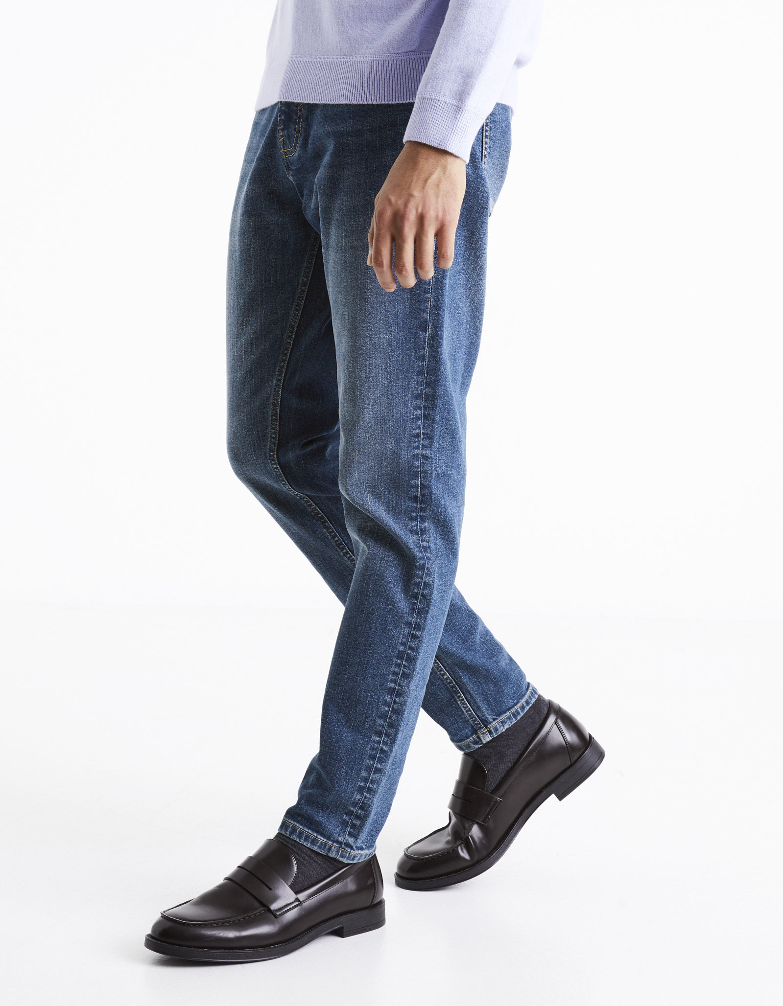 Slim fit pentru barbati Celio - albastru