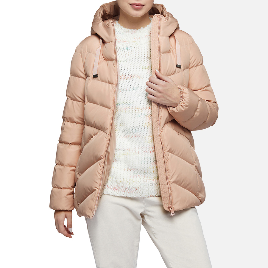 Light pink women's jacket Geox Anylla - Women