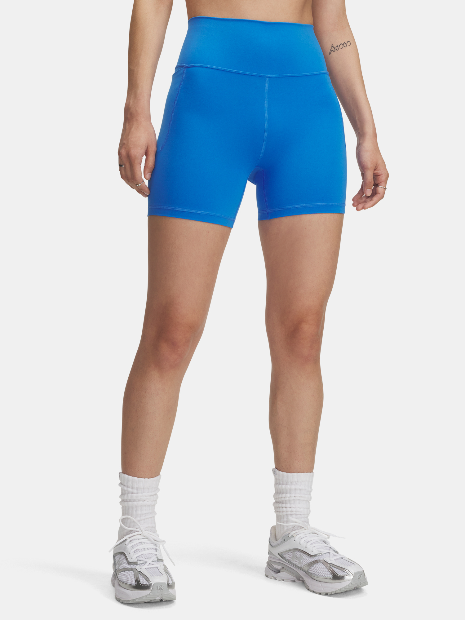 Womens shorts Under Armour Meridian Middy-BLU - Womens