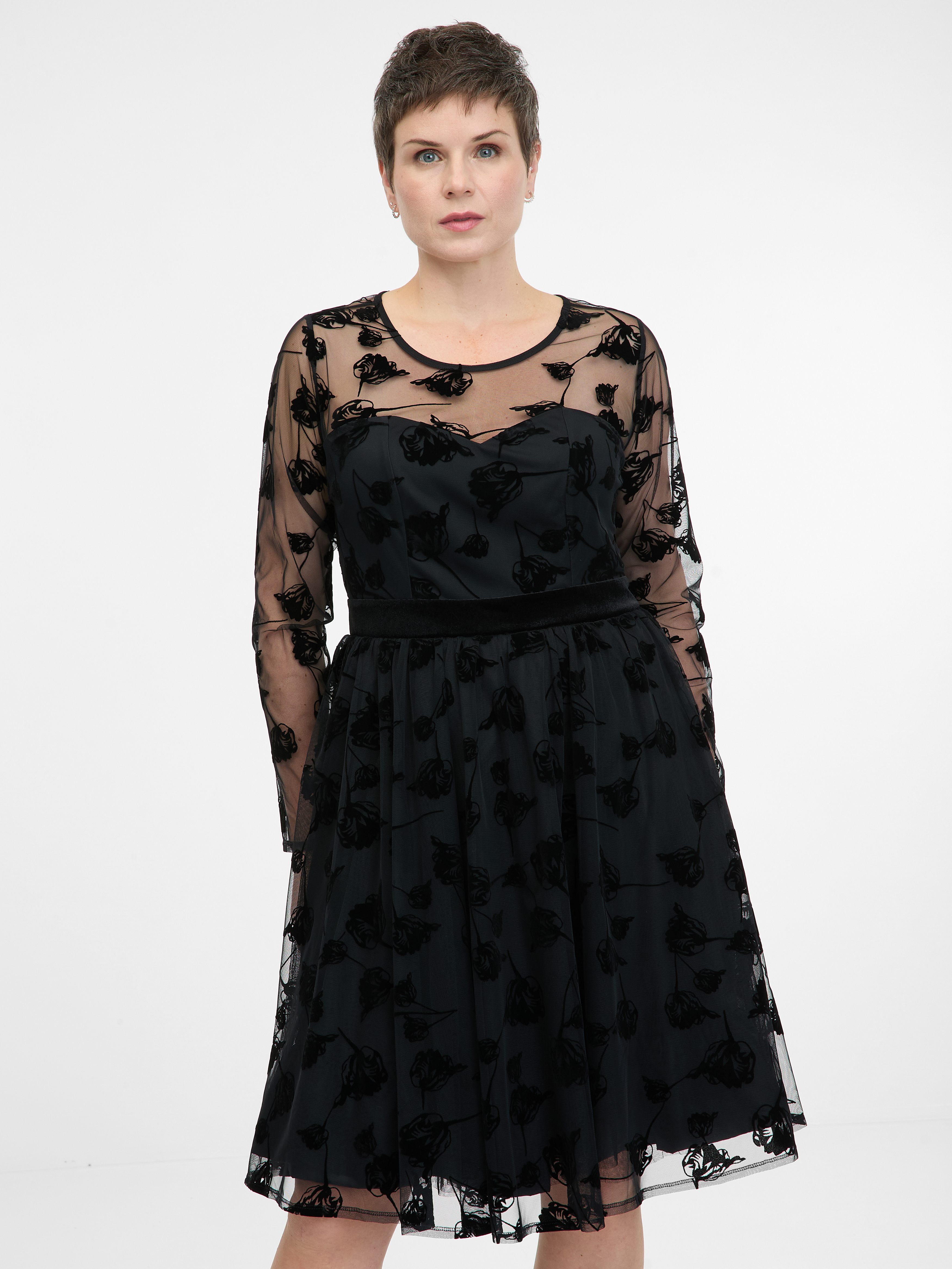 Black women's knee-length dress ORSAY - Women's