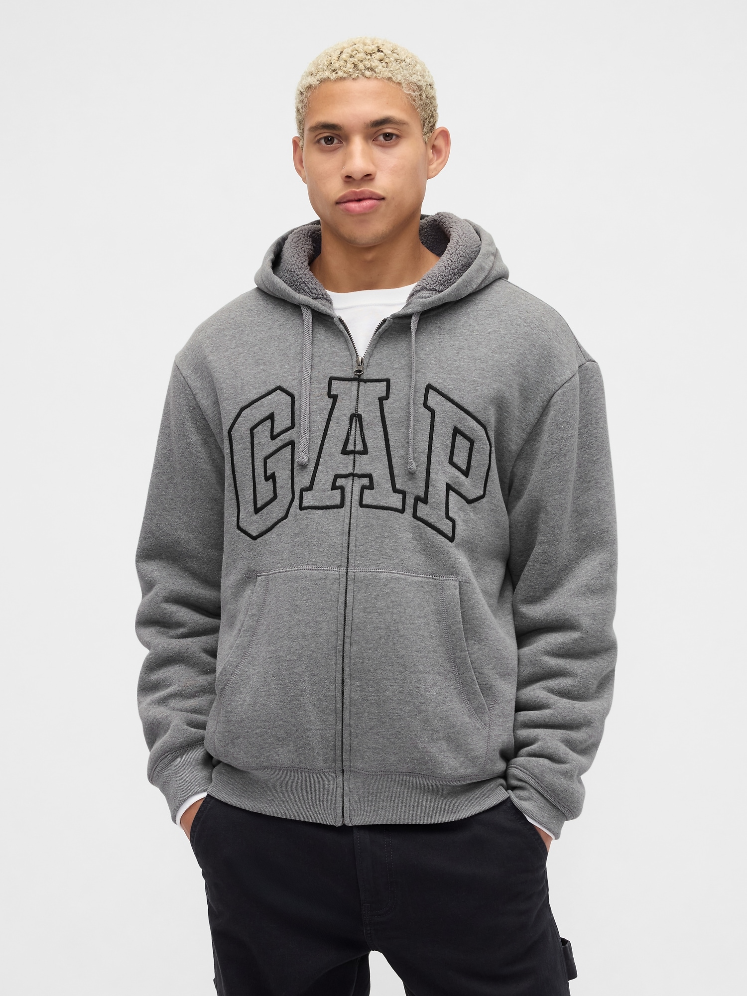 GAP Insulated Sweatshirt with Logo - Mens