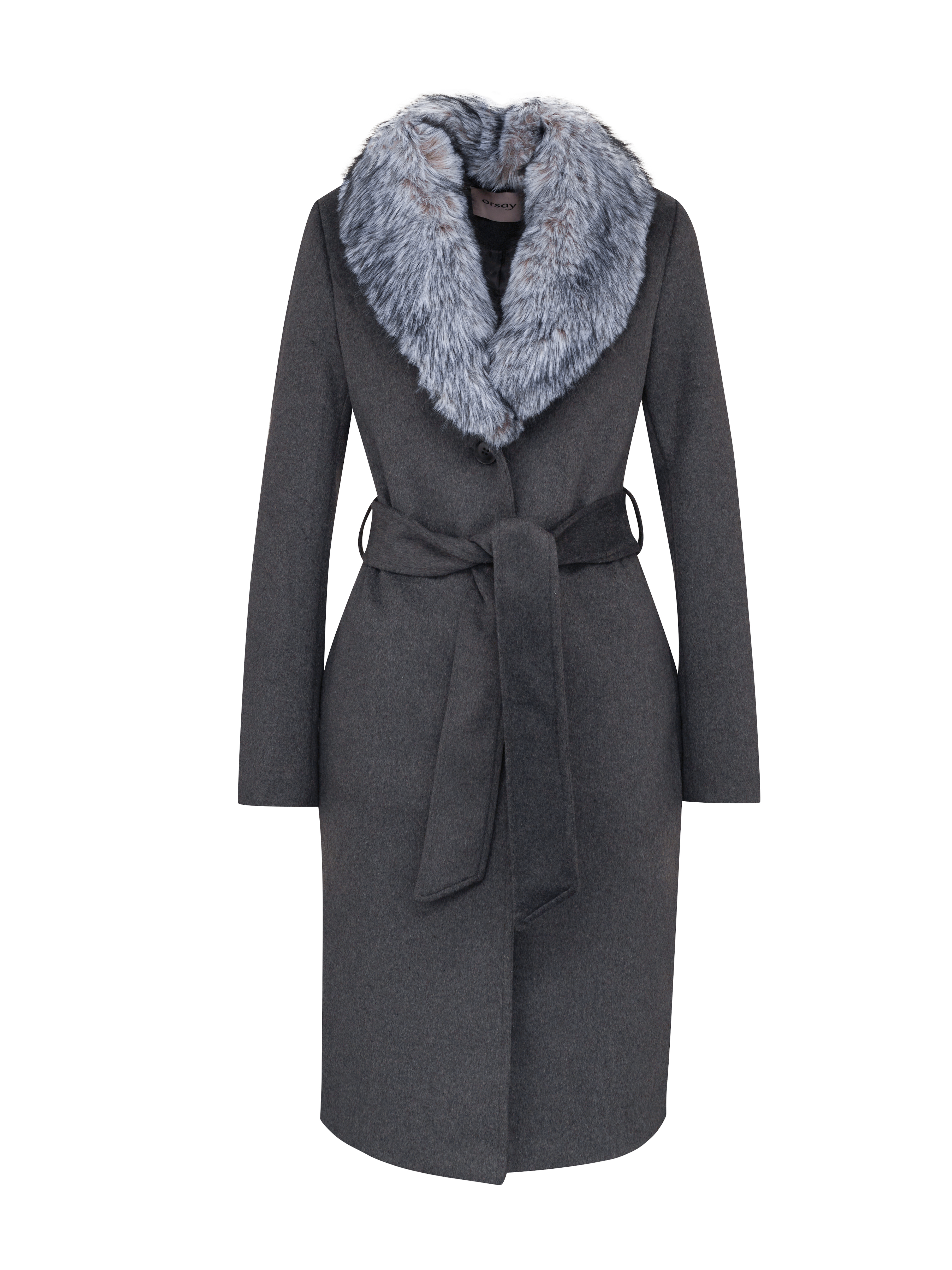 Dark grey women's coat ORSAY - Women's