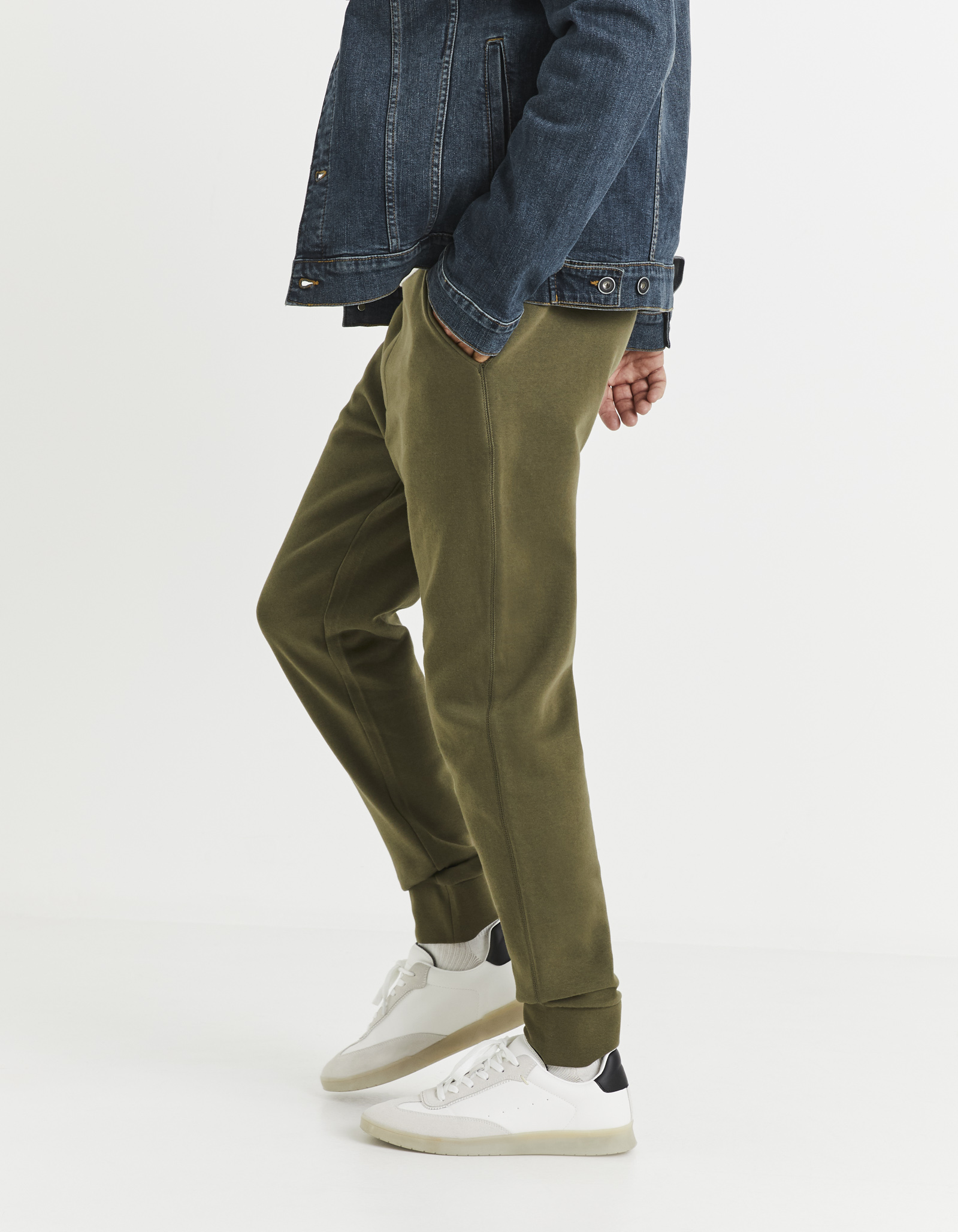Pantaloni casual pentru barbati Celio - verde