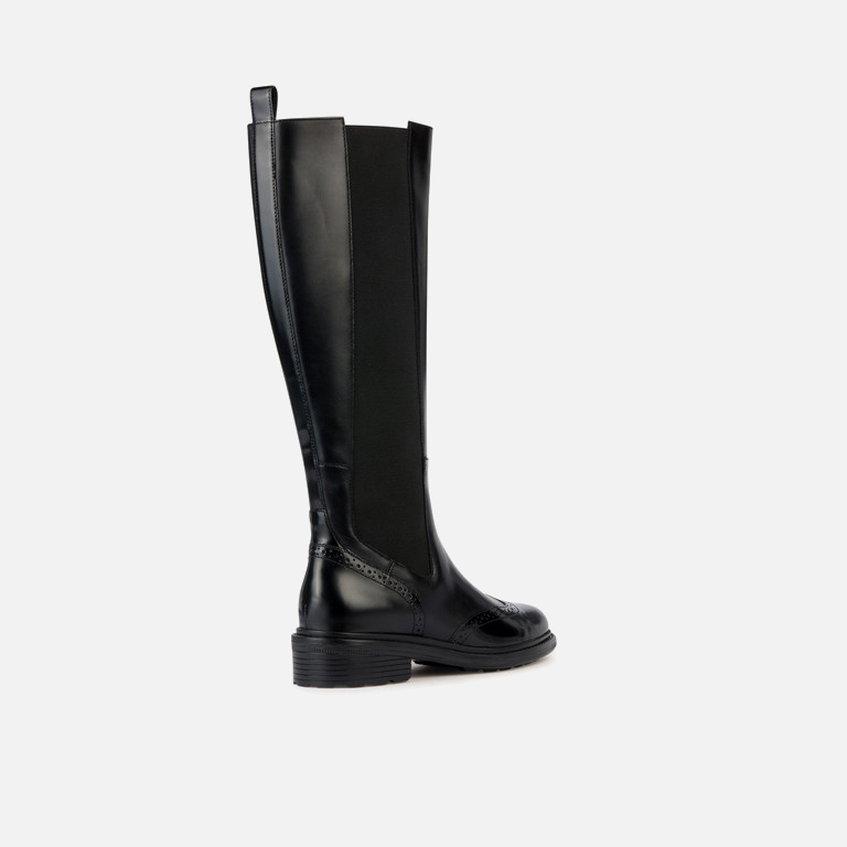 Black women&#039;s boots Geox Walk Pleasure - Women&#039;s