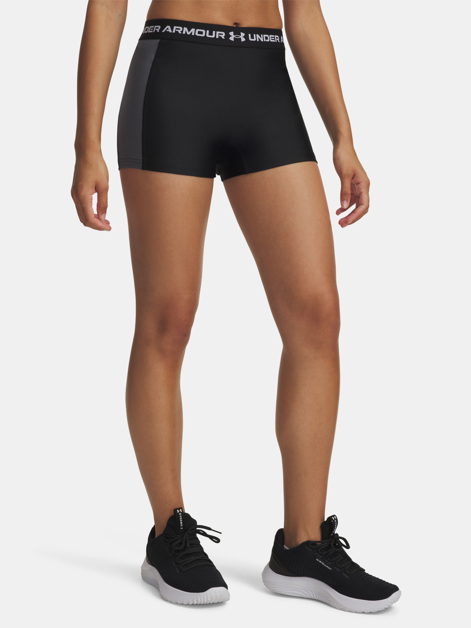 Womens shorts Under Armour UA HG Rib Shorty-BLK - Womens