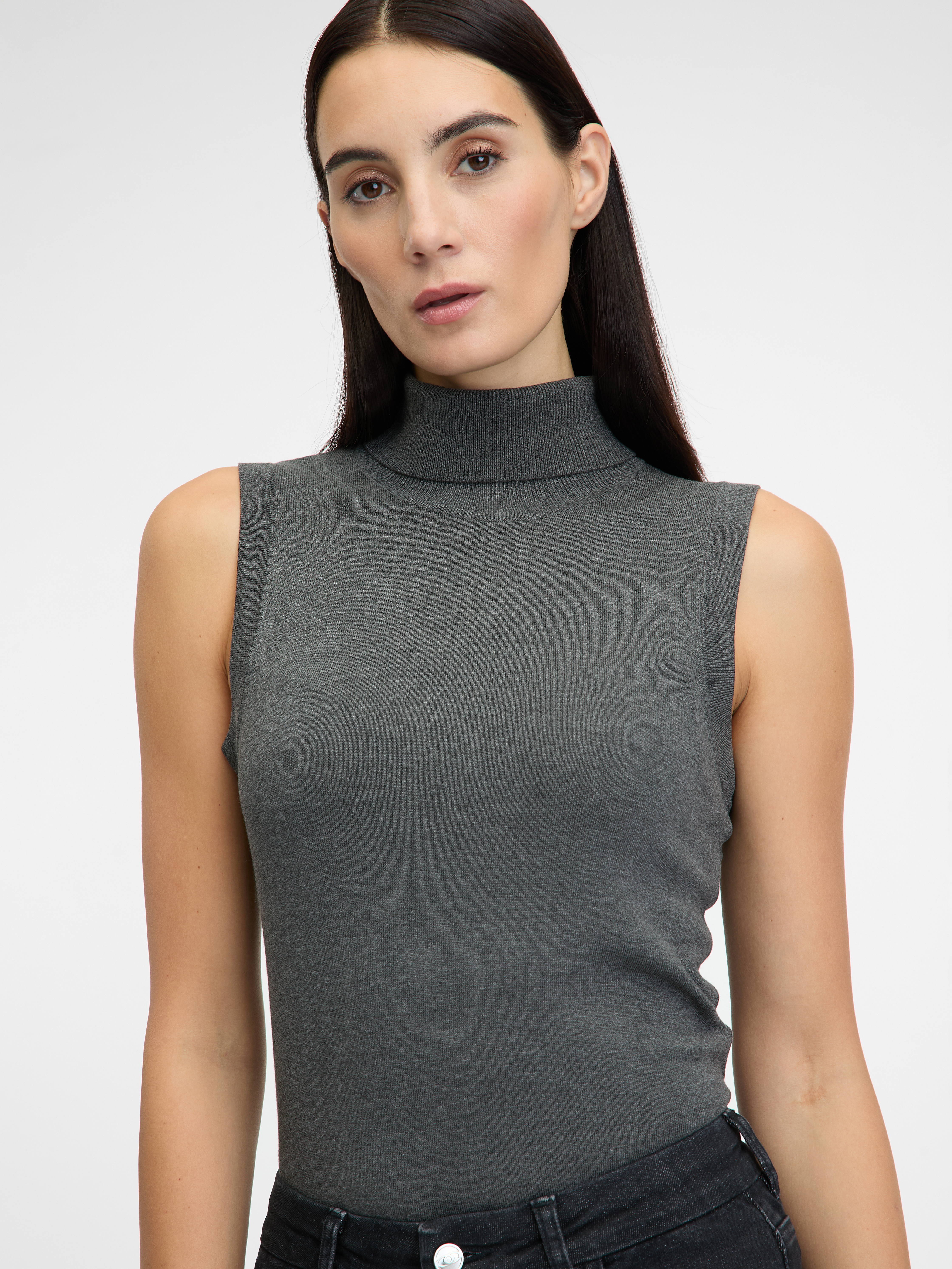 Grey women's turtleneck sweater ORSAY - Women's