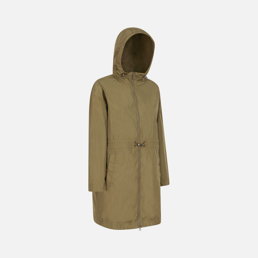 Geox Bulmya Olive Women's Parka - Women's
