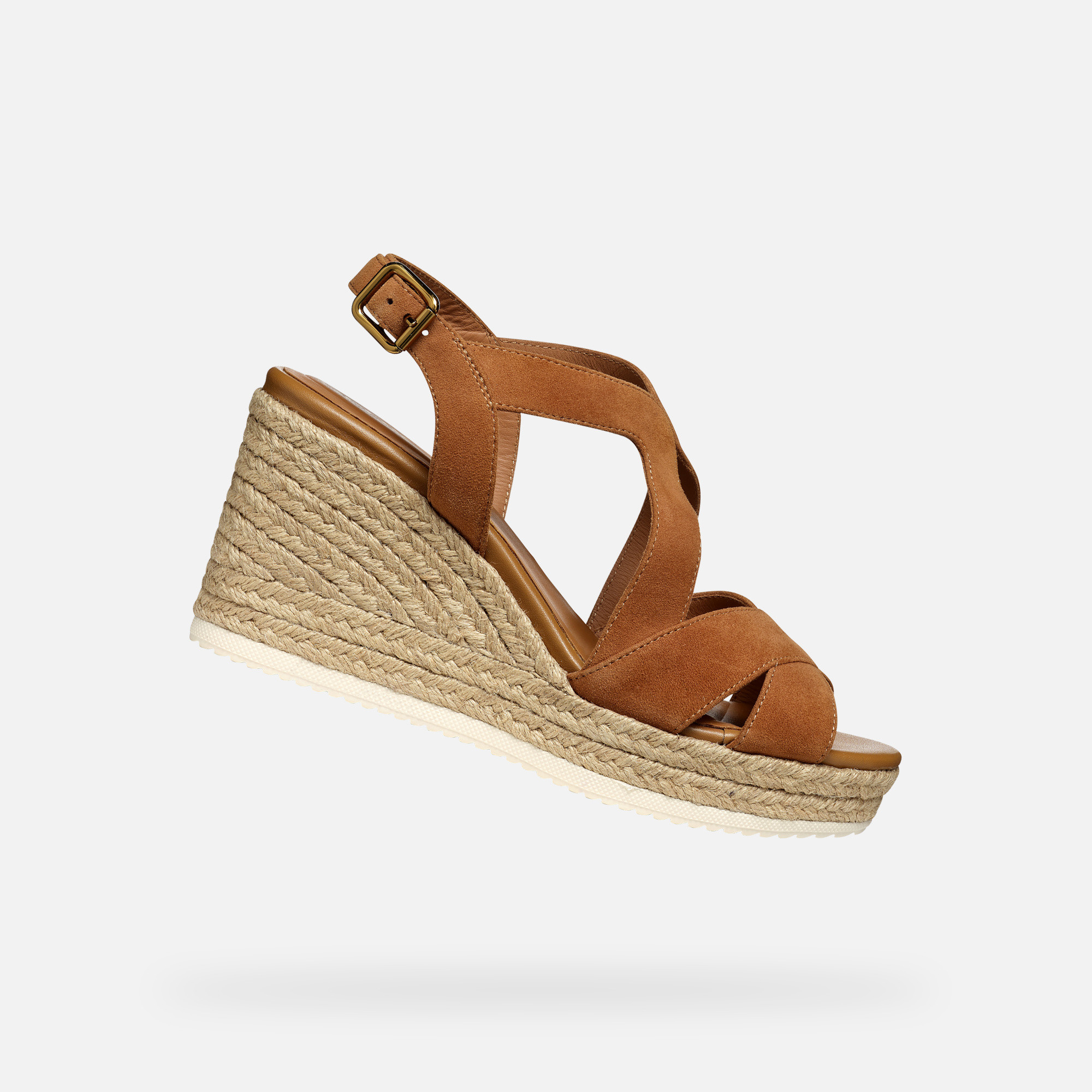 Brown women&#039;s sandals Geox Ponza - Women&#039;s