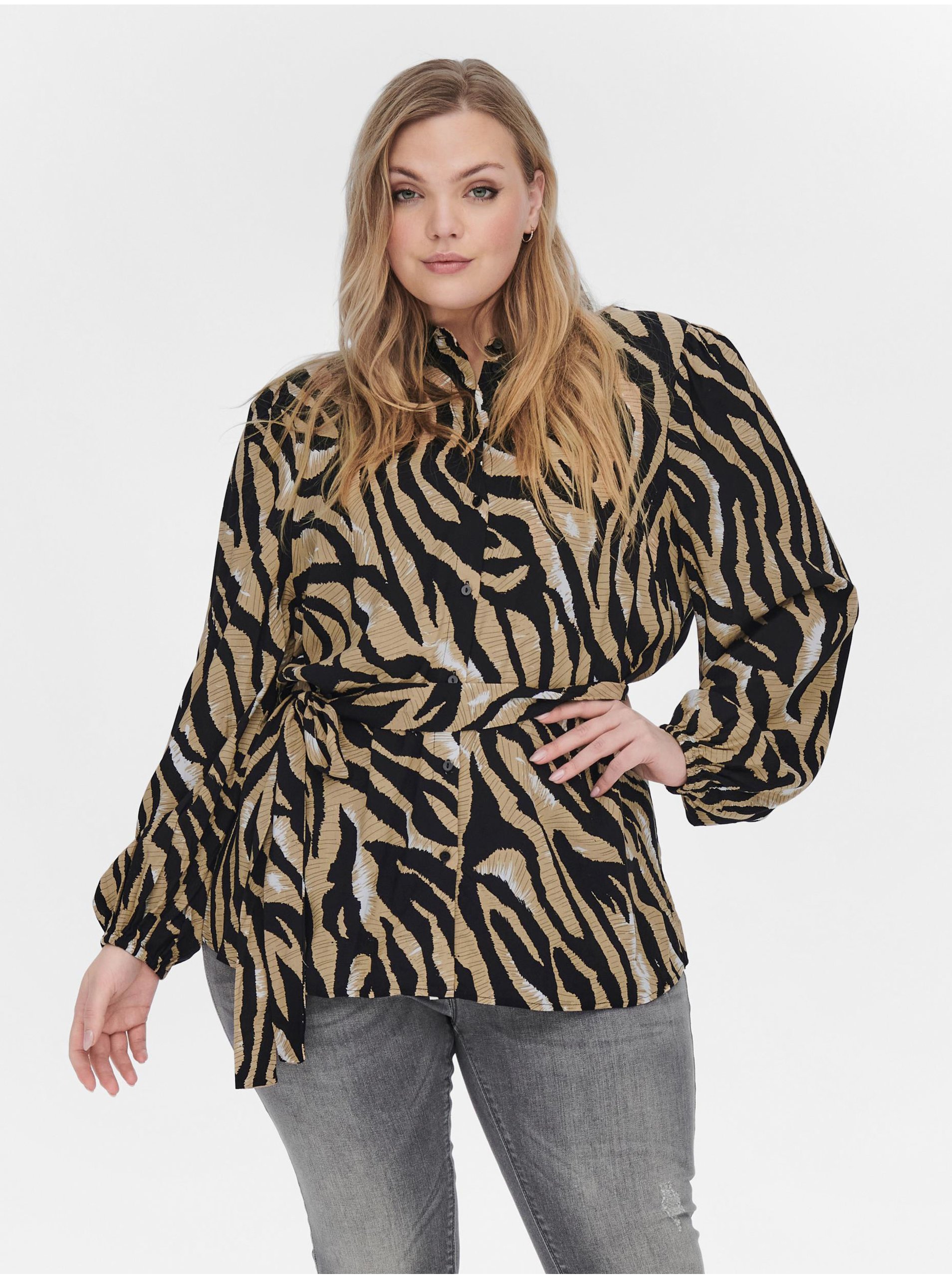 Marimi curvy pentru femei ONLY CARMAKOMA - maro
