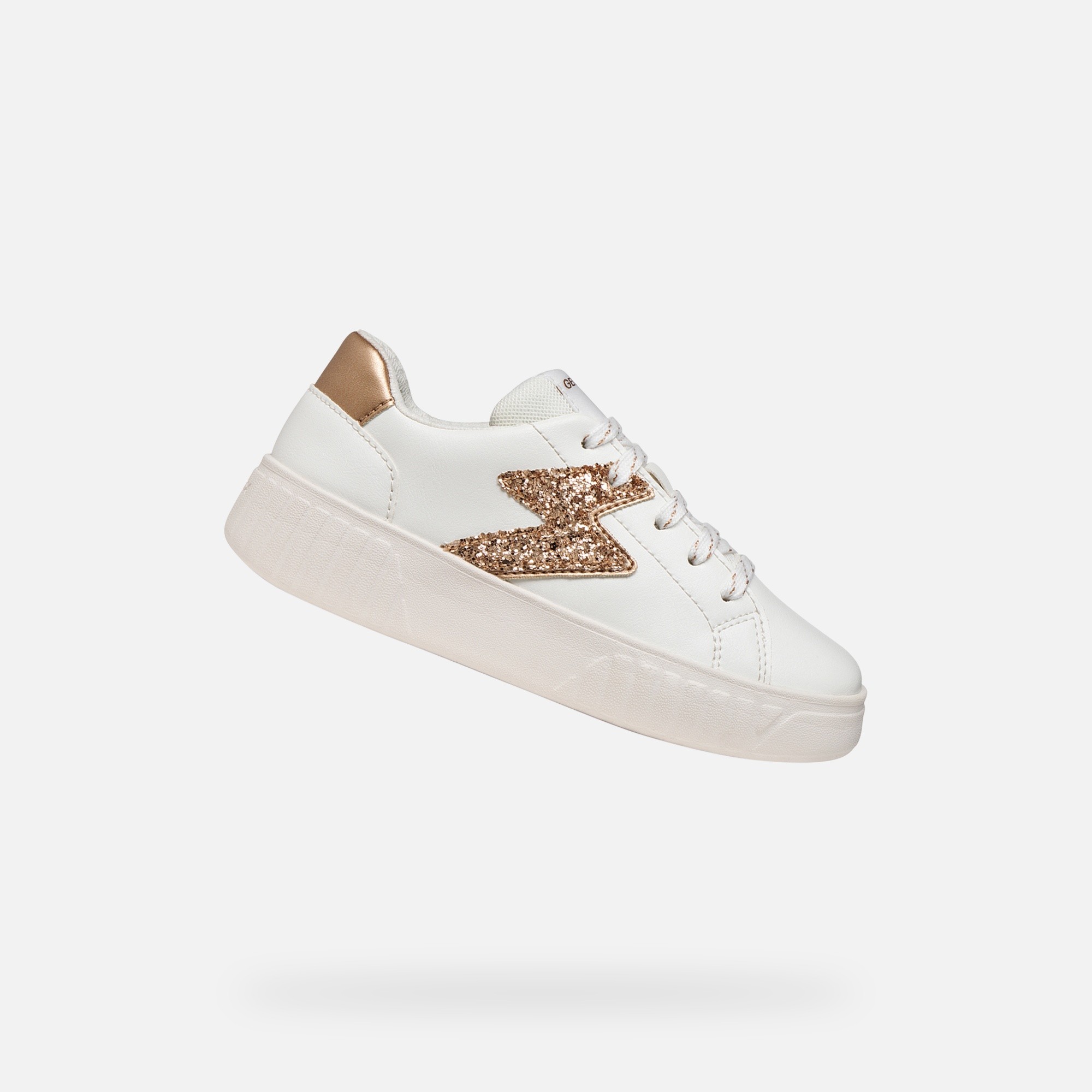White Girls Sneakers Geox Miroshi - Girls