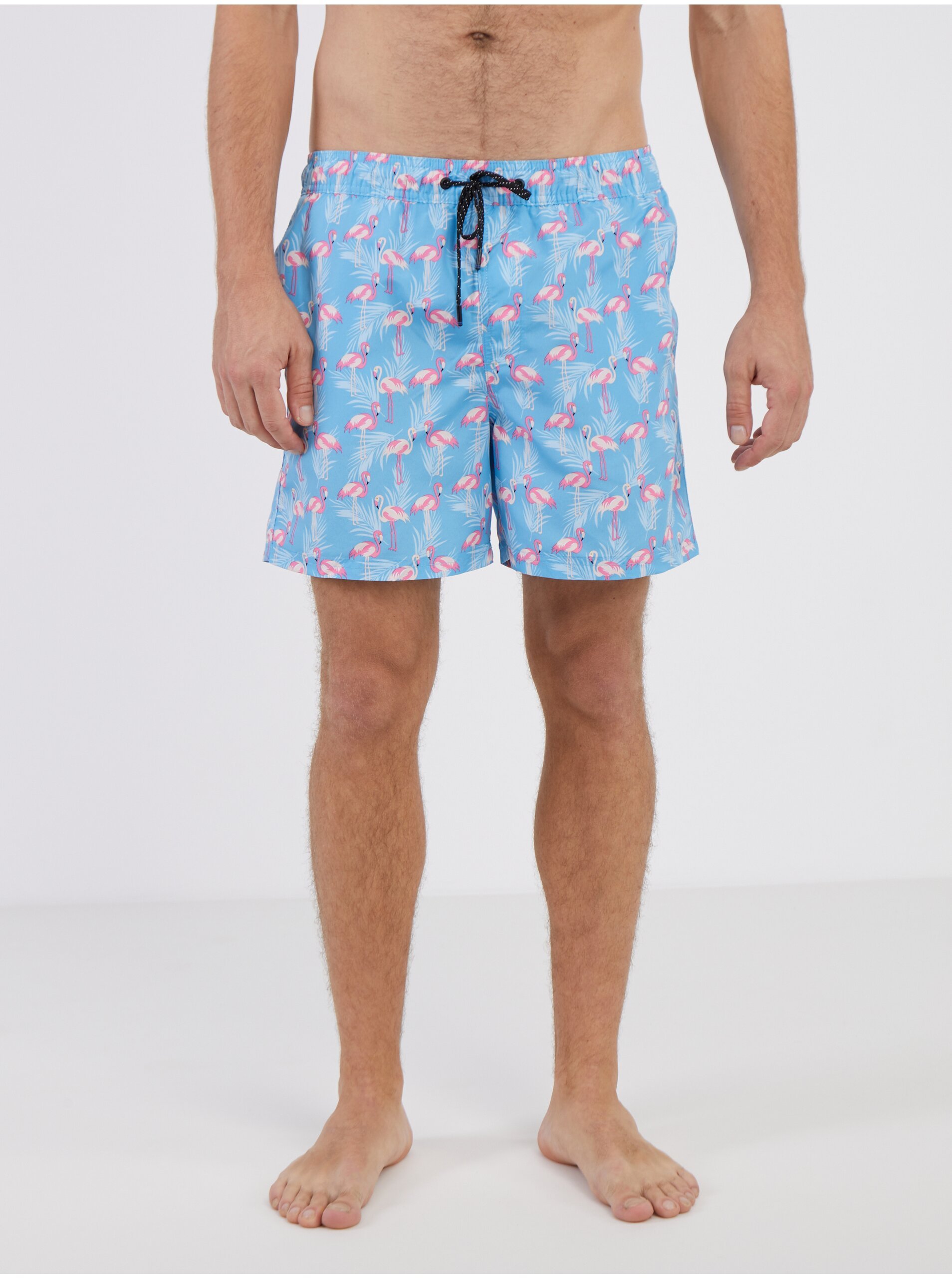 Blue Mens Patterned Swimwear Jack & Jones Fiji - Men