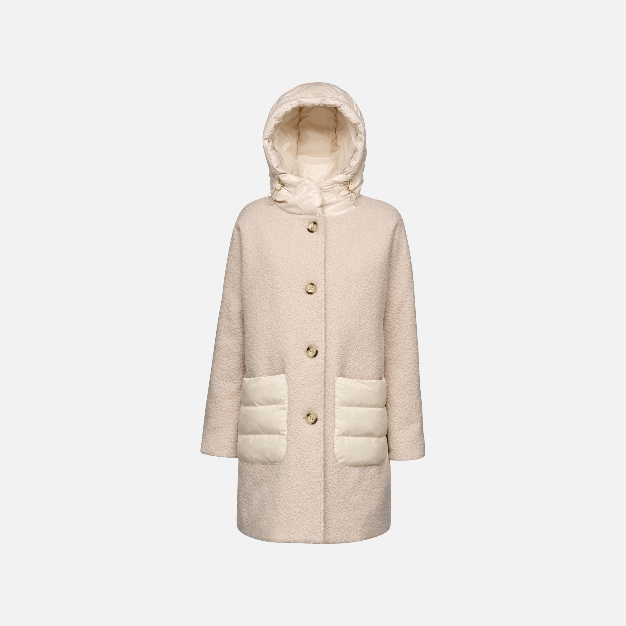 Women&#039;s Cream Jacket Geox Calithe - Women&#039;s