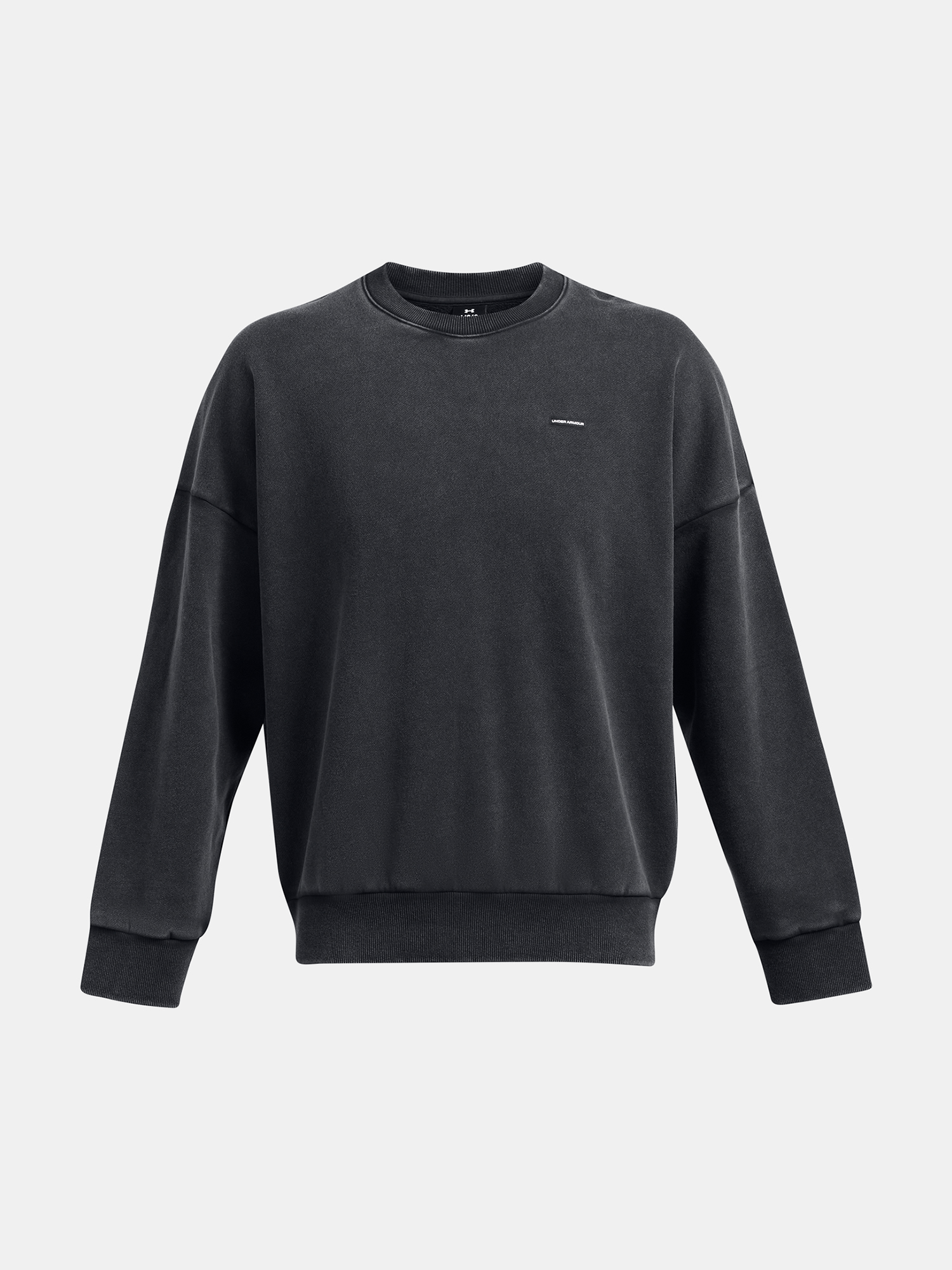 Men's sweatshirt Under Armour UA Icon HWT Flc Wash OS Crew-BLK - Men's
