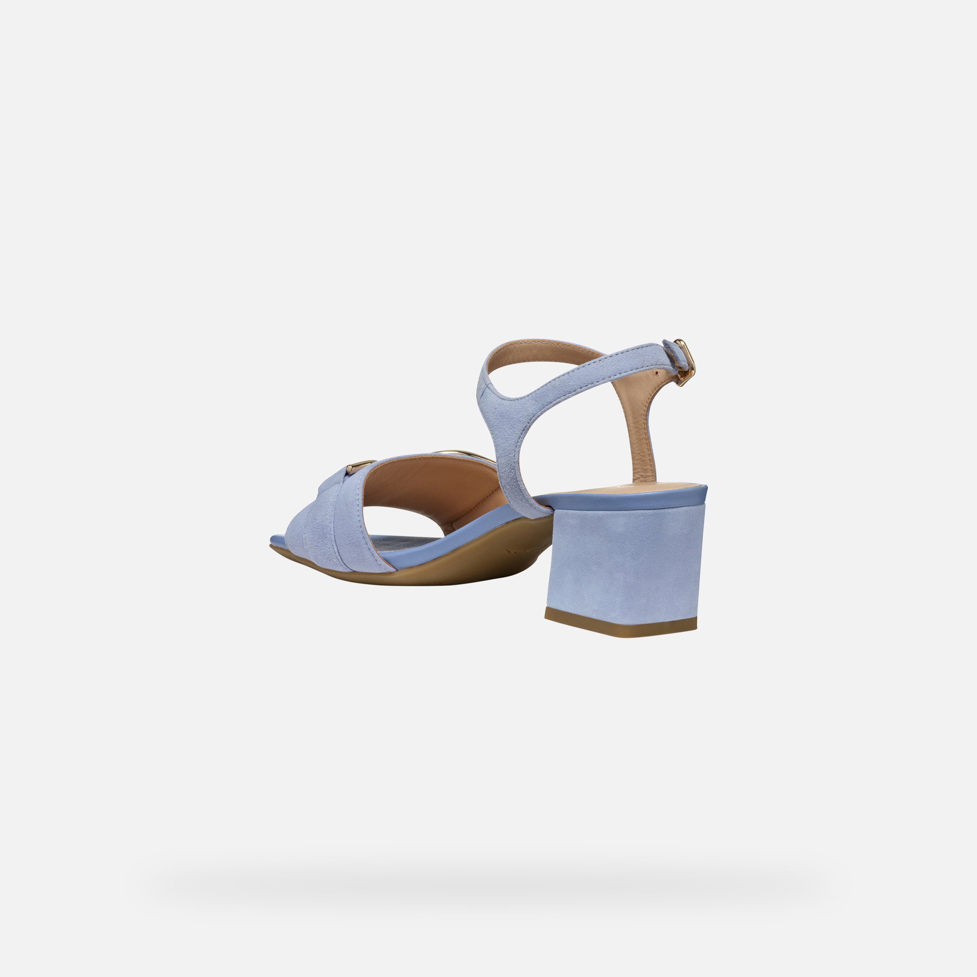 Light blue women's sandals Geox Neeraklia 50 - Women's