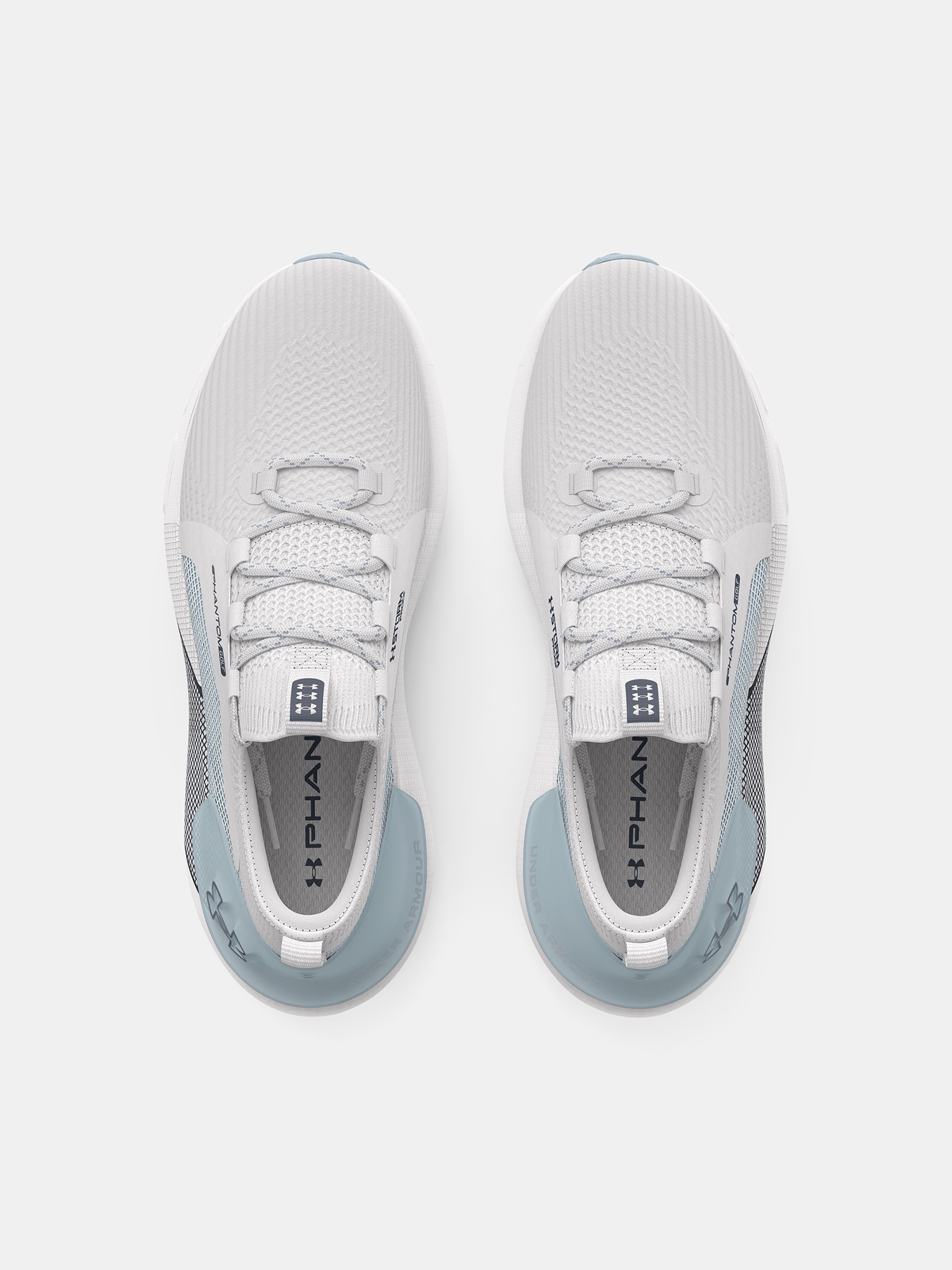 Incaltaminte pentru barbati Under Armour - gri deschis, alb, albastru deschis