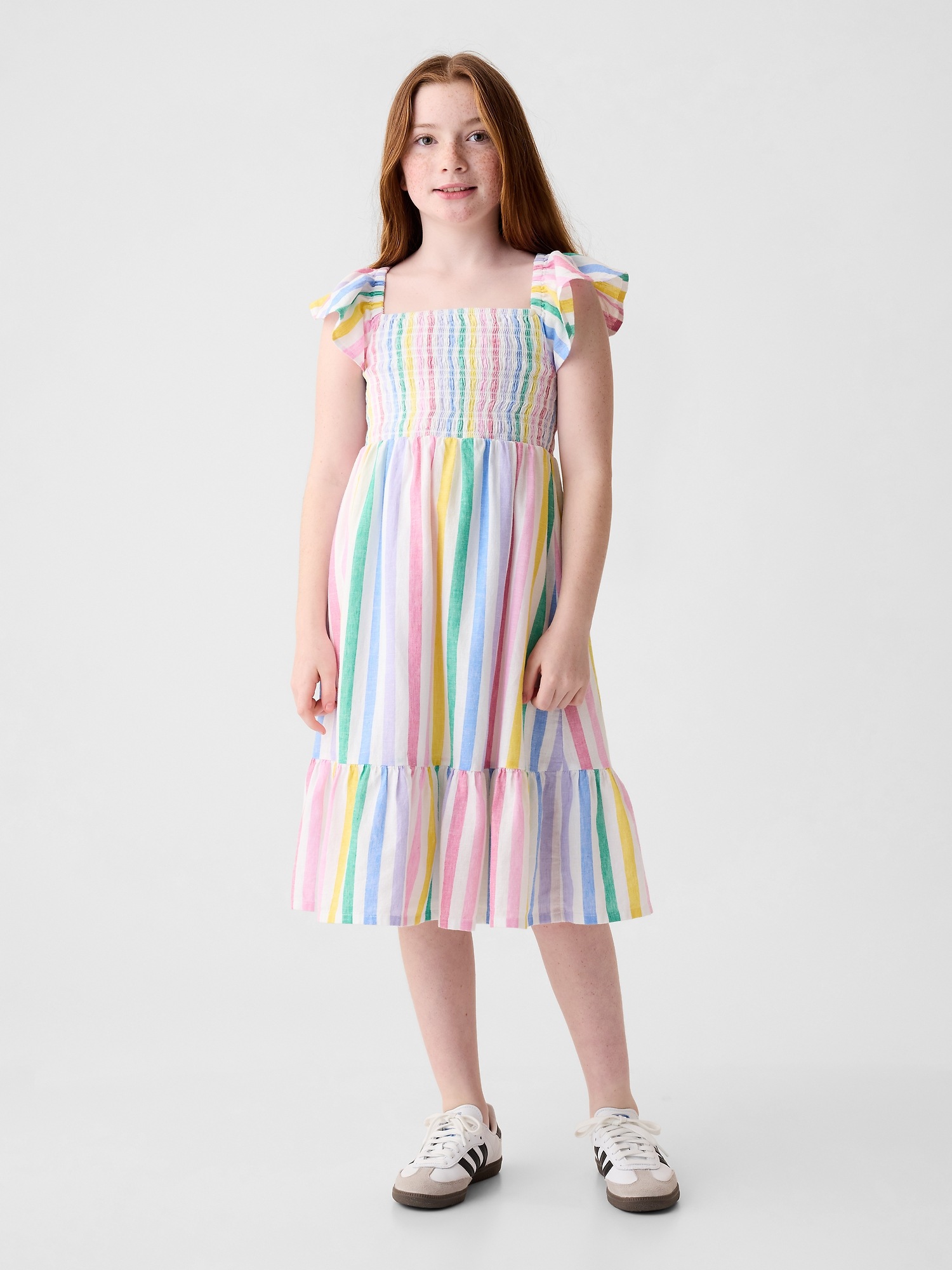 GAP Kids' striped midi dress - Girls