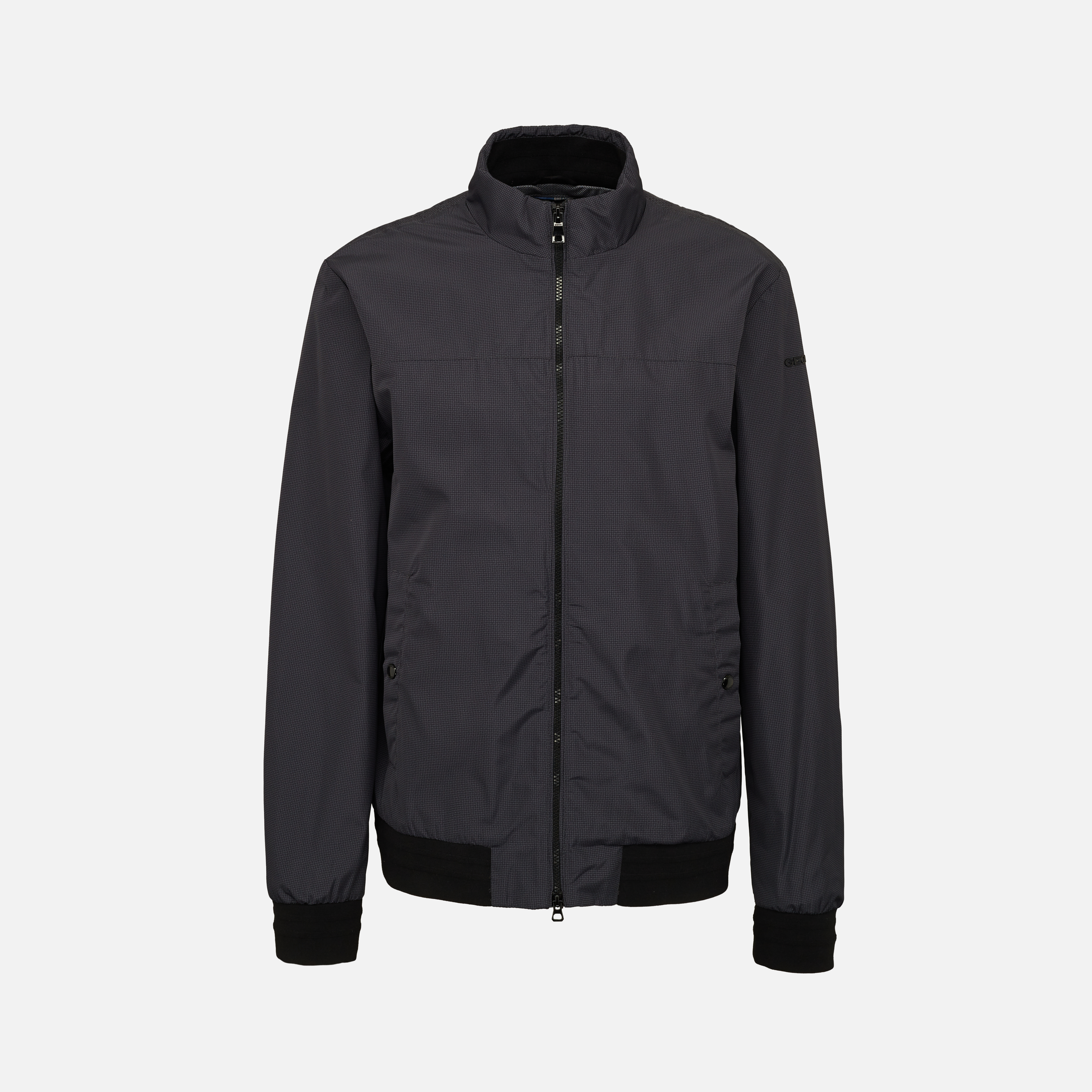 Dark grey men&#039;s jacket Geox Vincit - Men