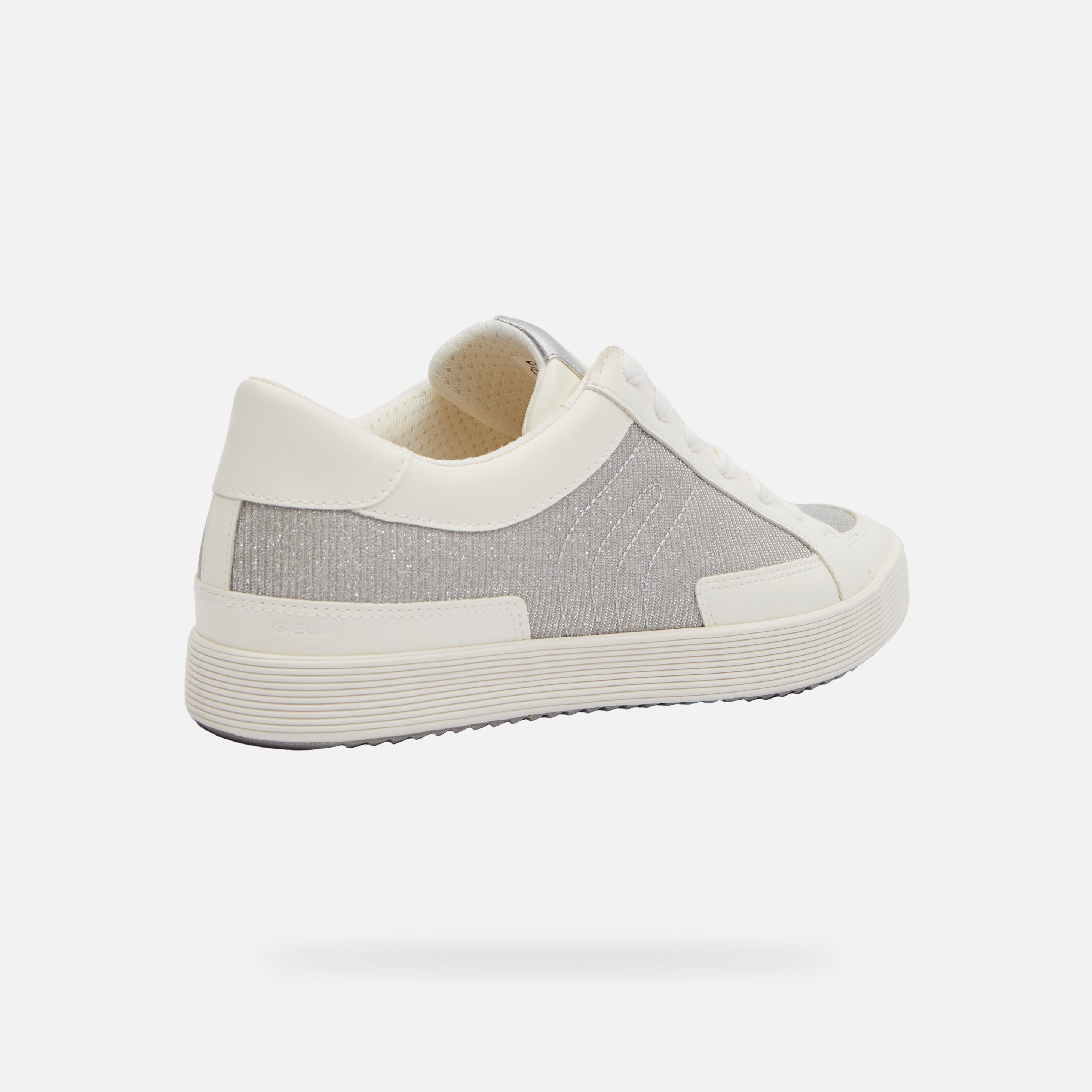 Silver women's sneakers Geox Blomiee - Women's