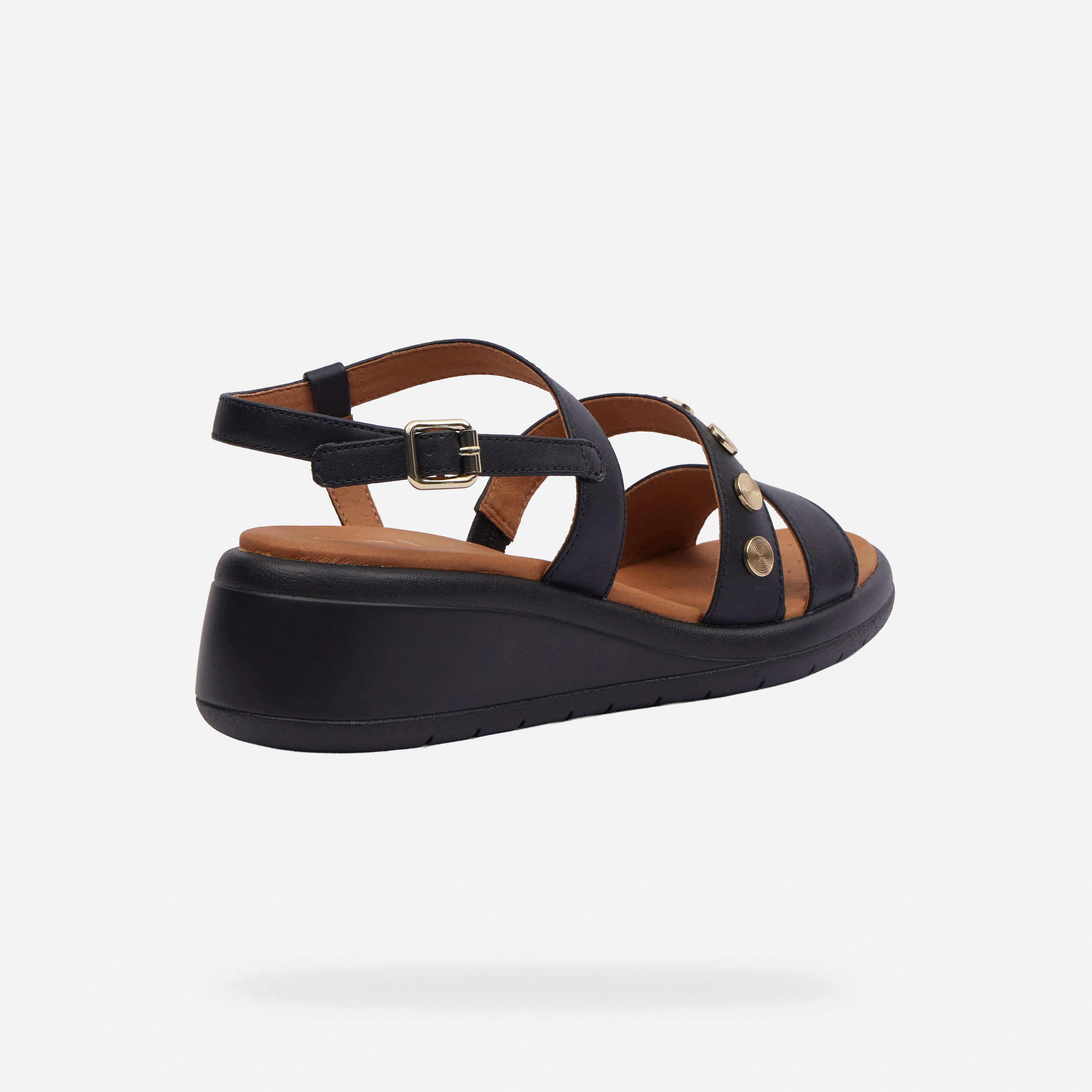 Black women's sandals Geox Meliconia - Women's