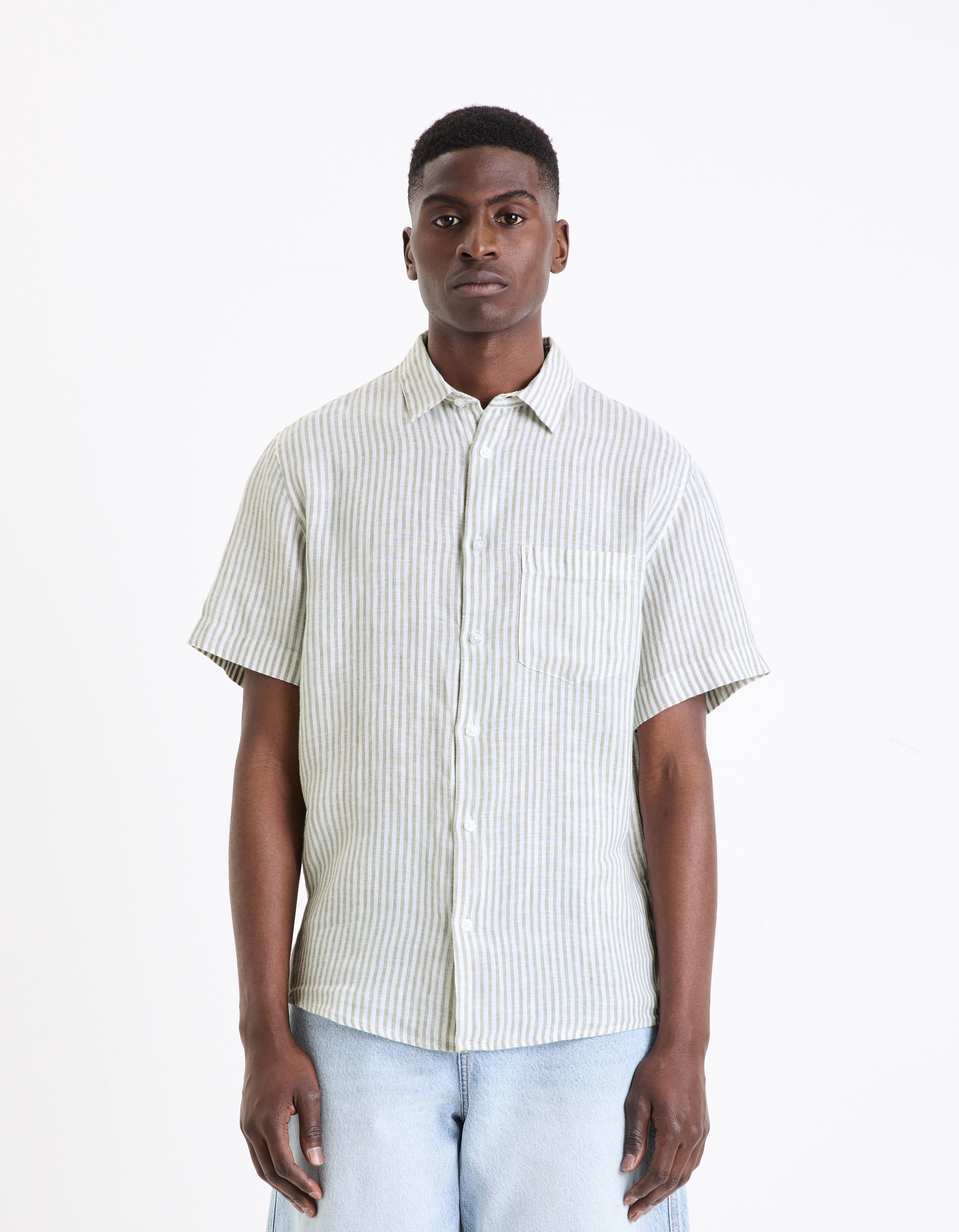 Celio Linen Shirt Damarlin - Men's