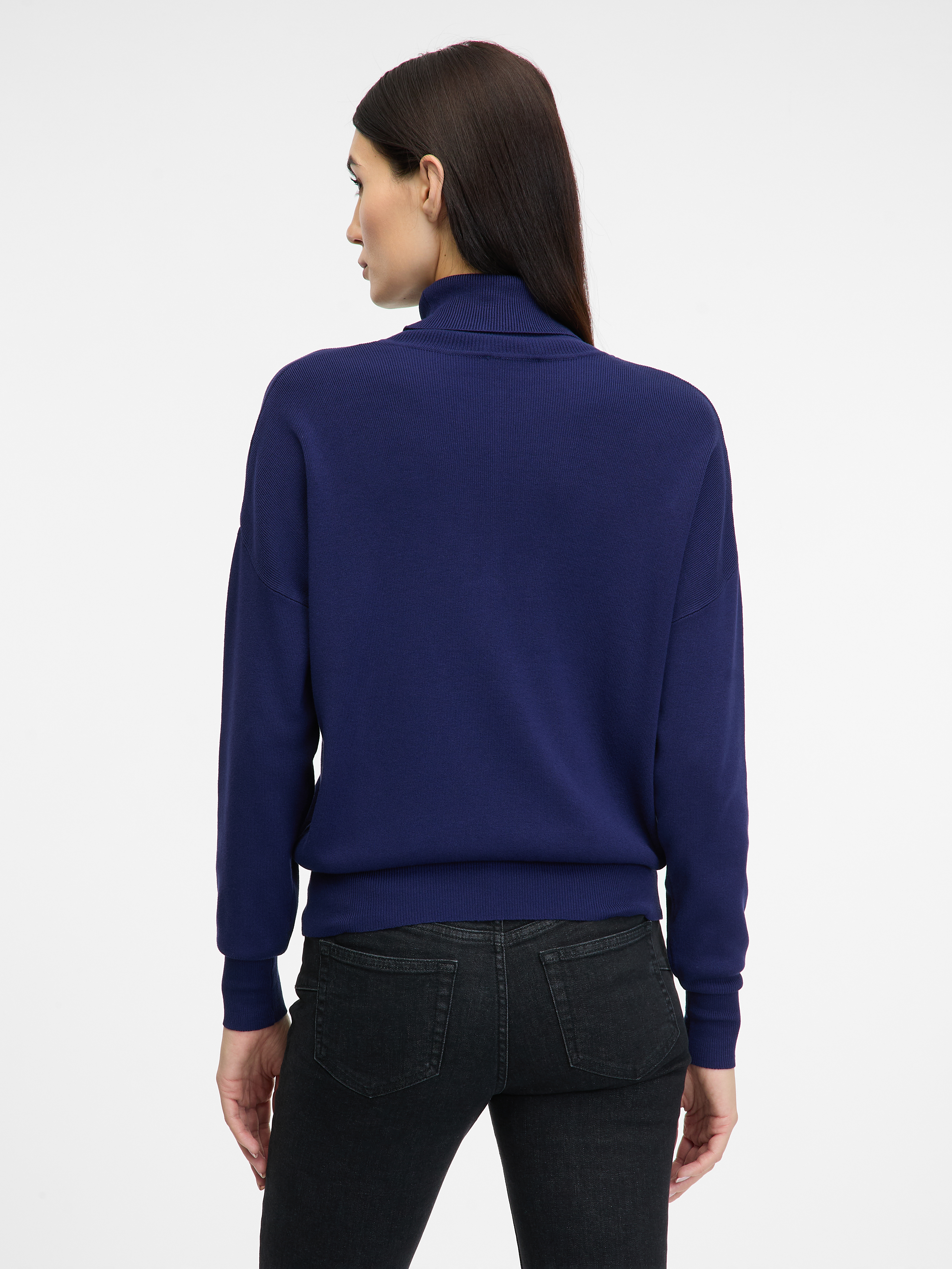 Navy Blue Women's Turtleneck Sweater ORSAY - Women's