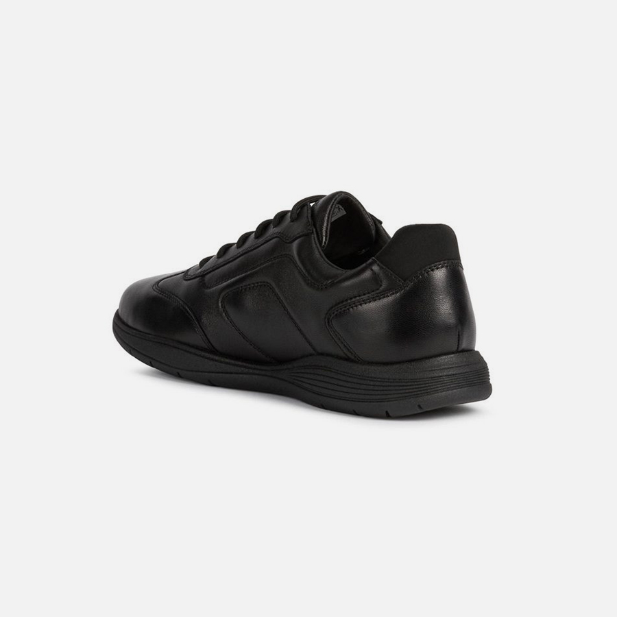 Black men's sneakers Geox Spherica EC2 - Men's