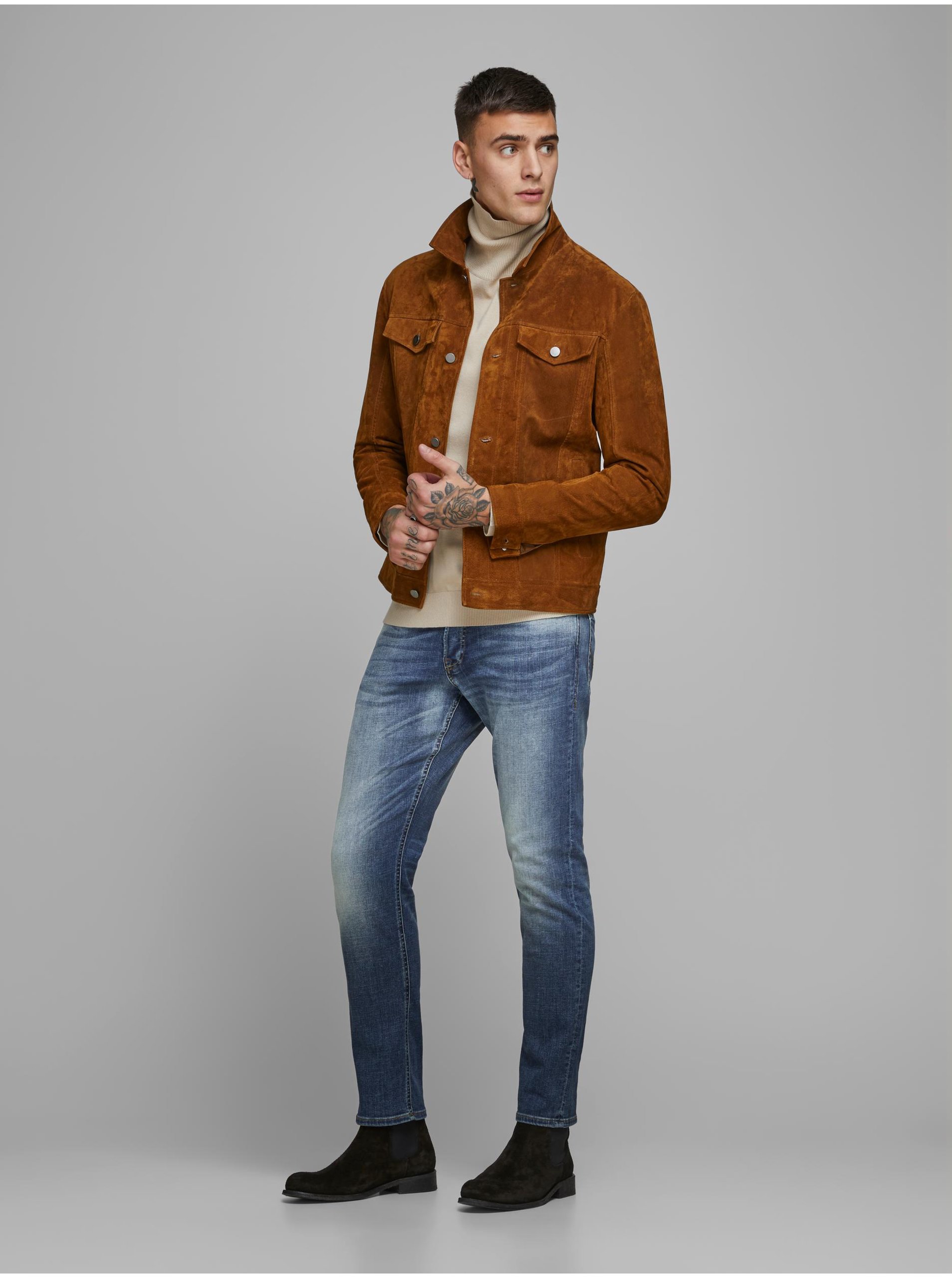 Blugi barbati, Jack &amp; Jones Embroidered Effect
