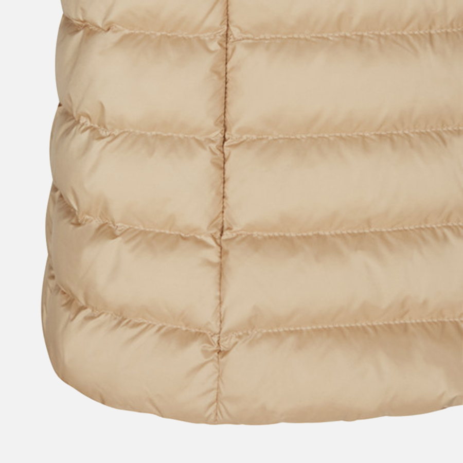 Beige women's down vest Geox Jaysen - Women's