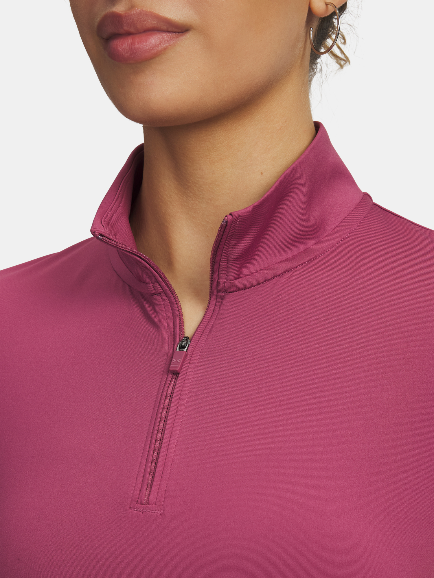 Under Armour UA Drive 1/4 Zip-RED T-Shirt for Women - Women's