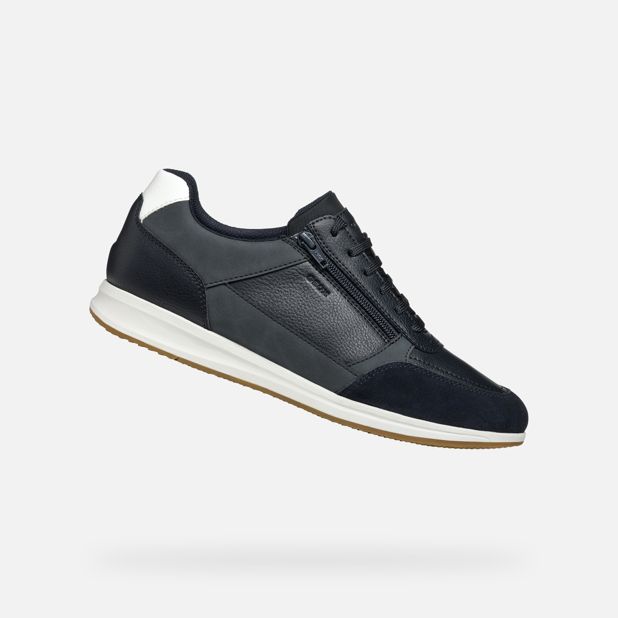 Dark blue mens sneakers Geox Avery - Mens