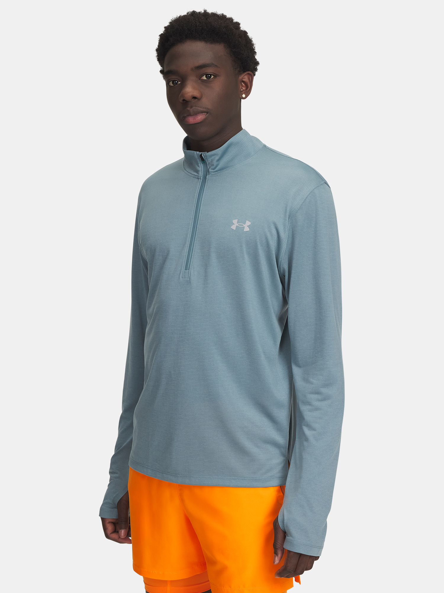 Men's Under Armour UA LAUNCH 1/4 ZIP-BLU T-Shirt - Men's