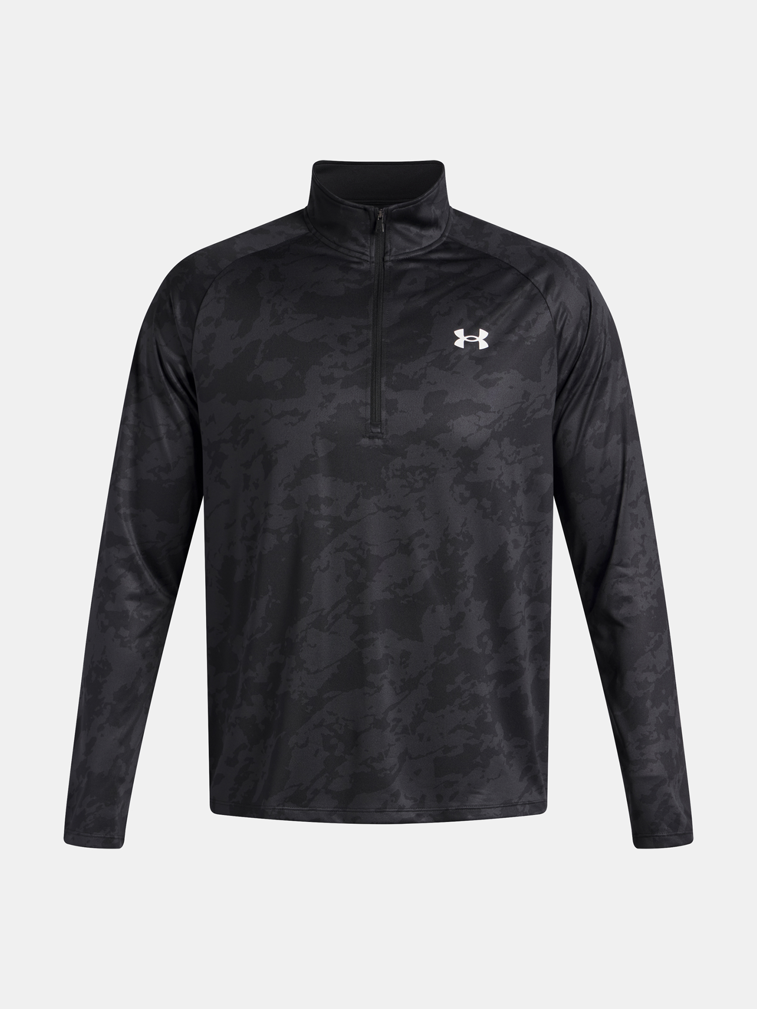 Men's Under Armour UA Tech 2.0 1/2 Zip-BLK T-Shirt - Men's