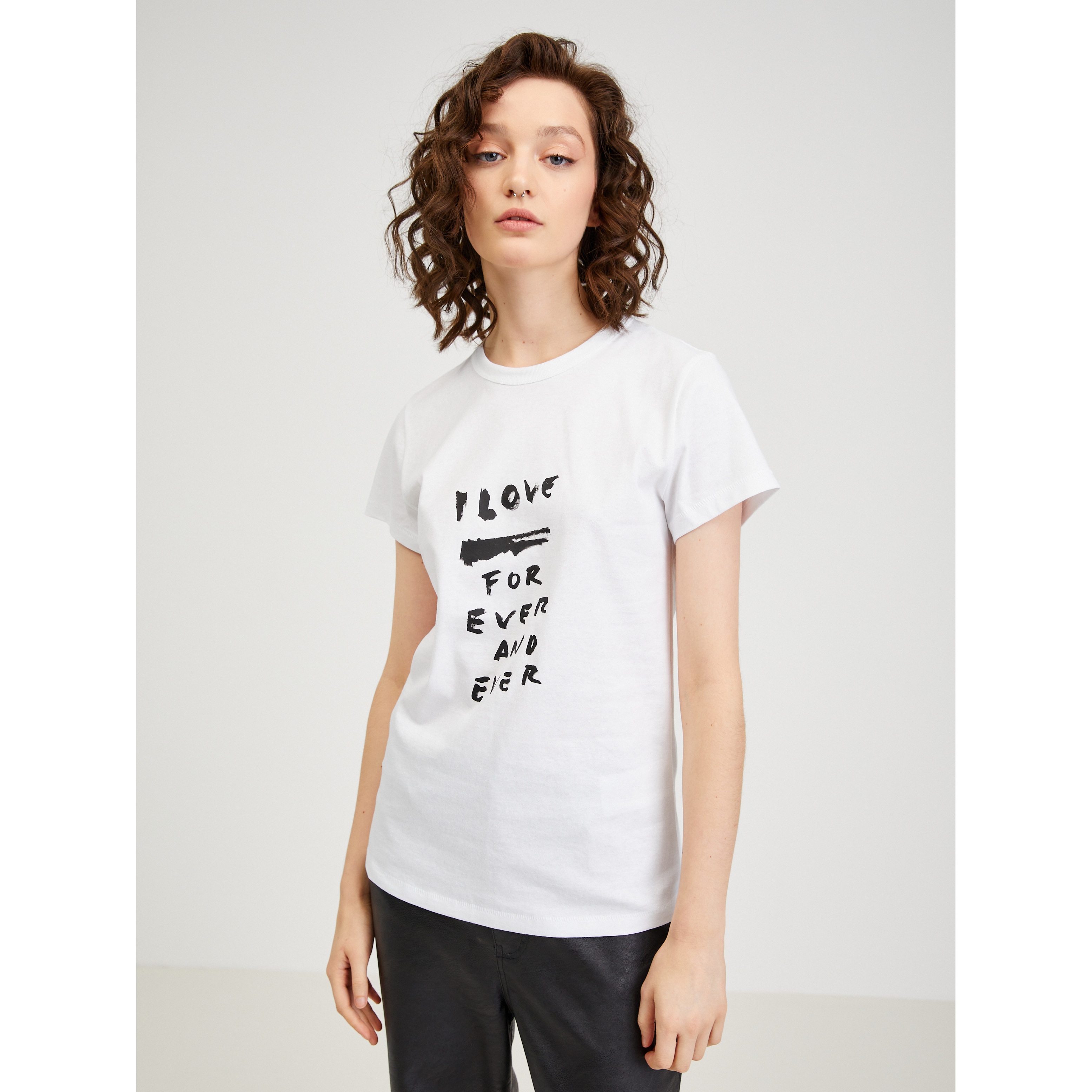 White Women's T-Shirt Diesel - Women