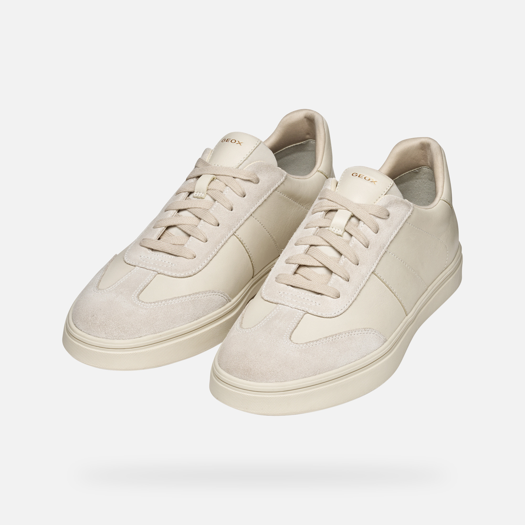 Cream men's sneakers Geox Baltmoore - Men's