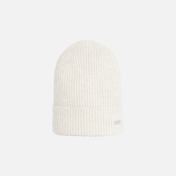 White Women's Winter Hat Geox Celestye - Women's