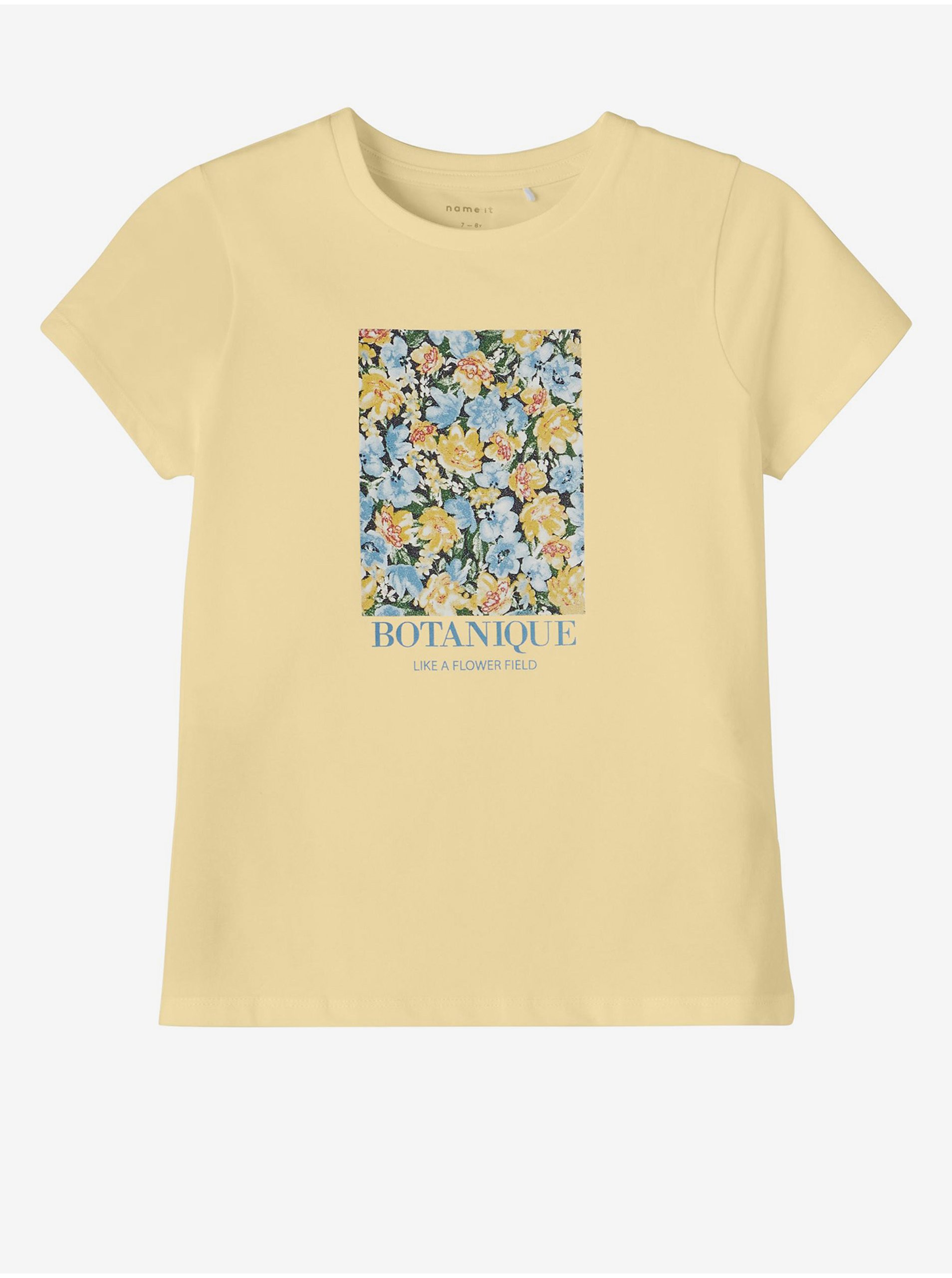 Yellow Girl Patterned T-Shirt Name It Damily - Unisex