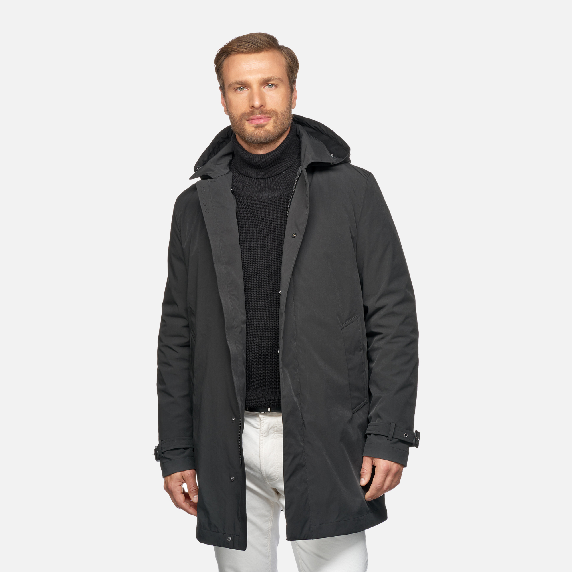Black men&#039;s jacket Geox Anyweco - Men