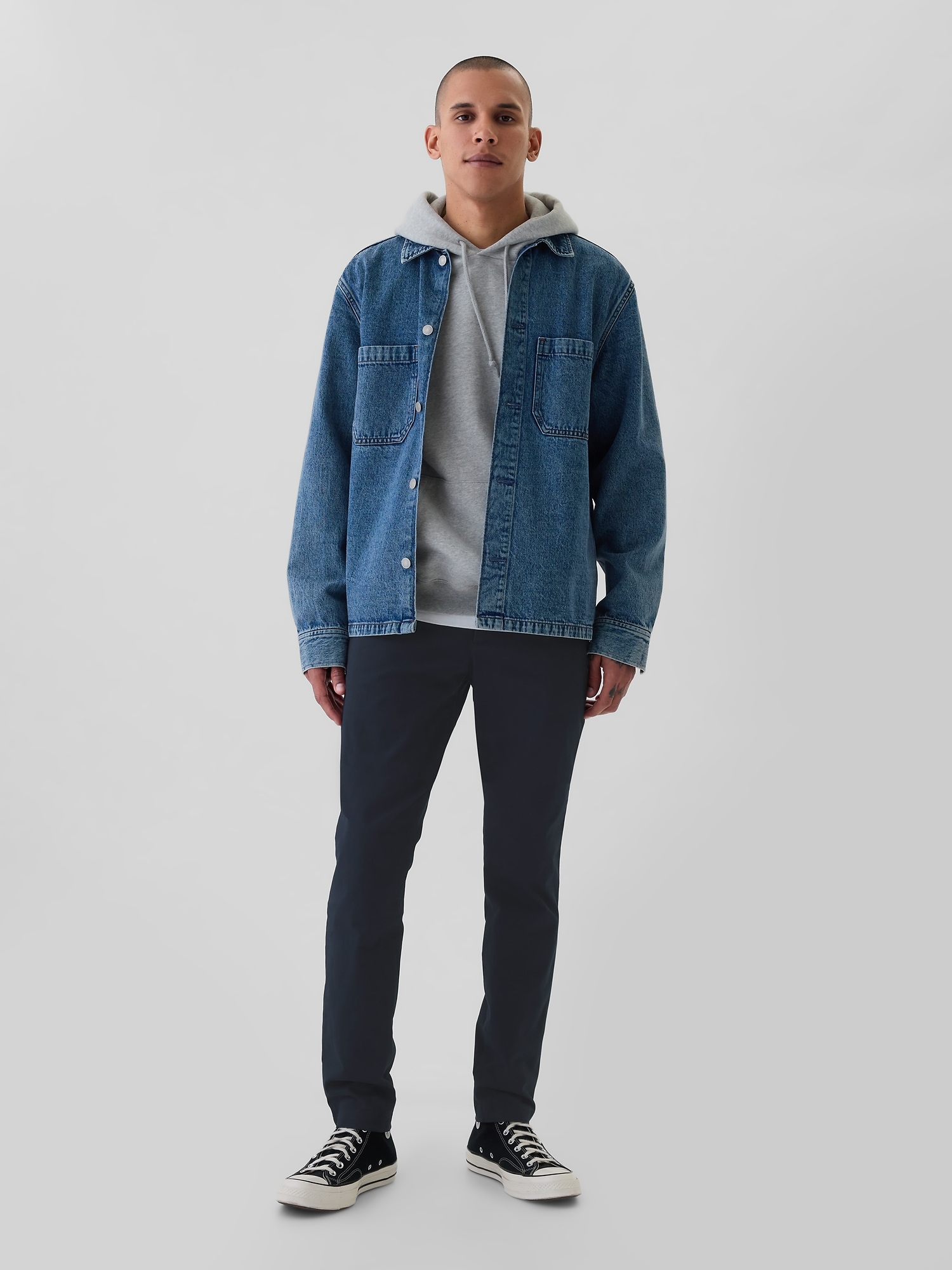 GAP Kalhoty modern khakis in skinny fit with Flex - Pánské
