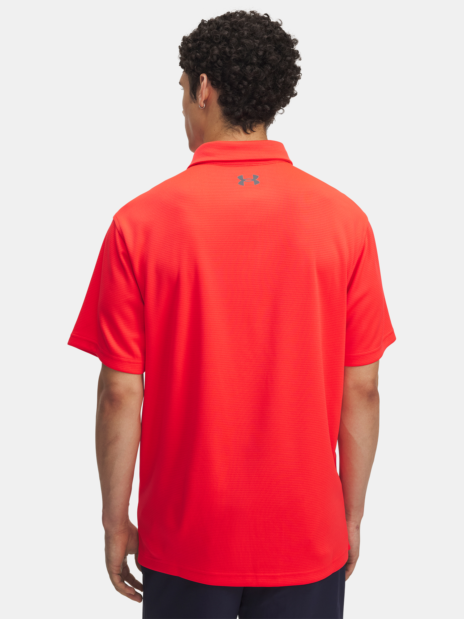 Men's Under Armour Tech T-Shirt Polo-RED - Men's