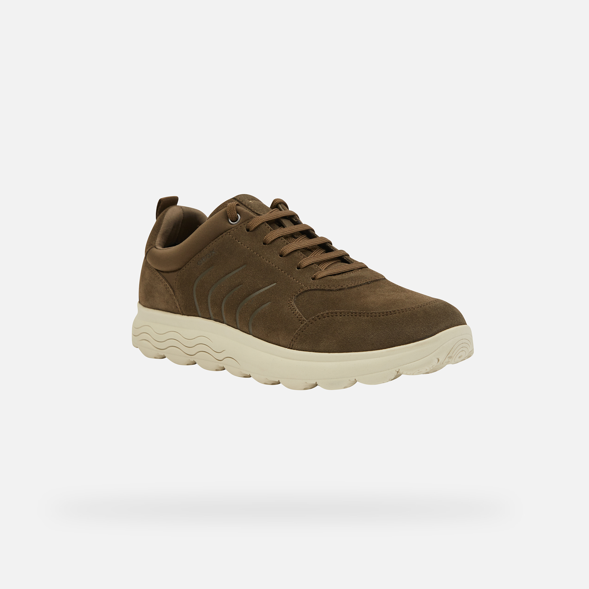Khaki men's sneakers Geox Spherica - Men's
