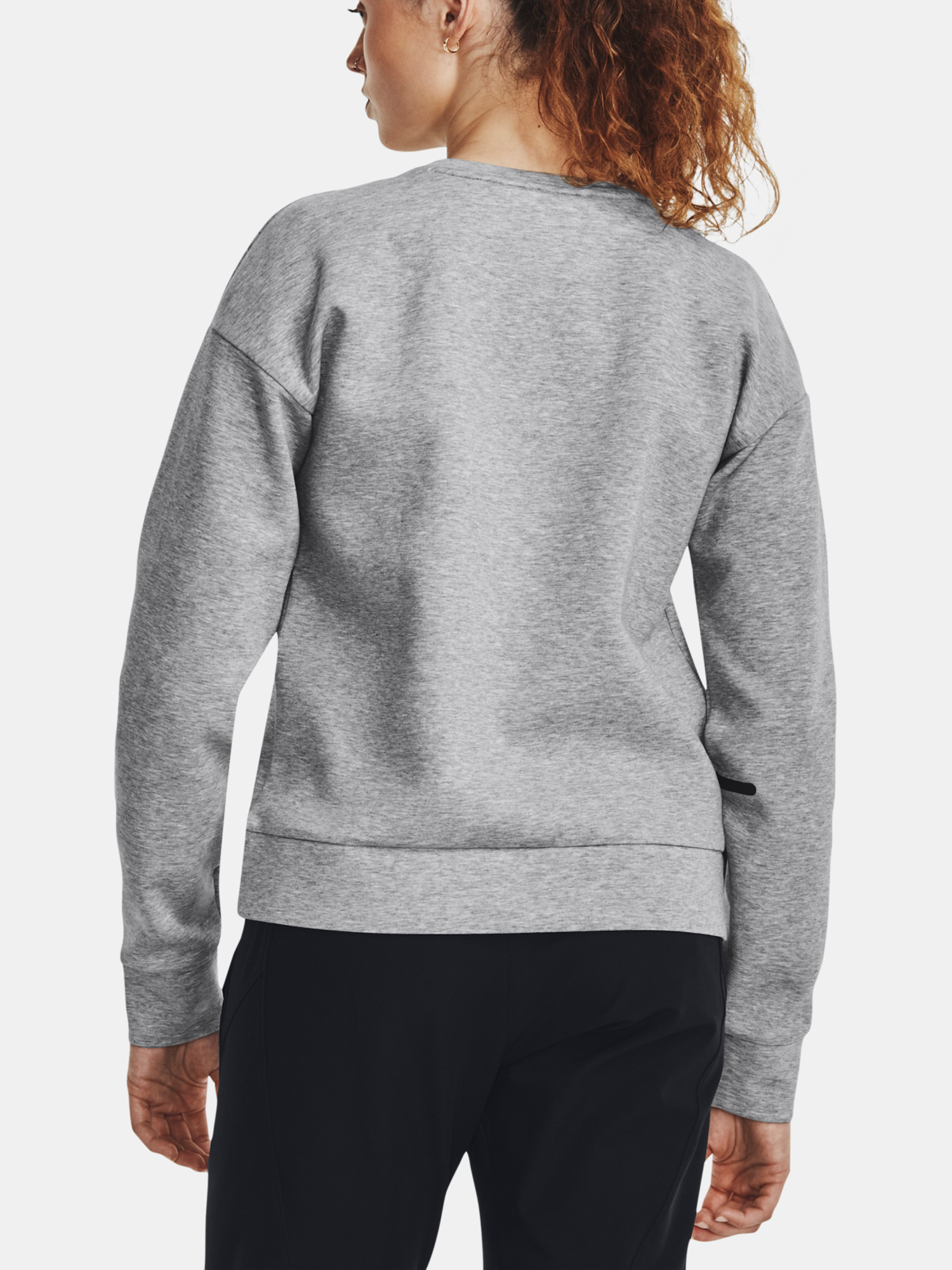 Under Armour Sweatshirt Unstoppable Flc Crew-GRY - Women